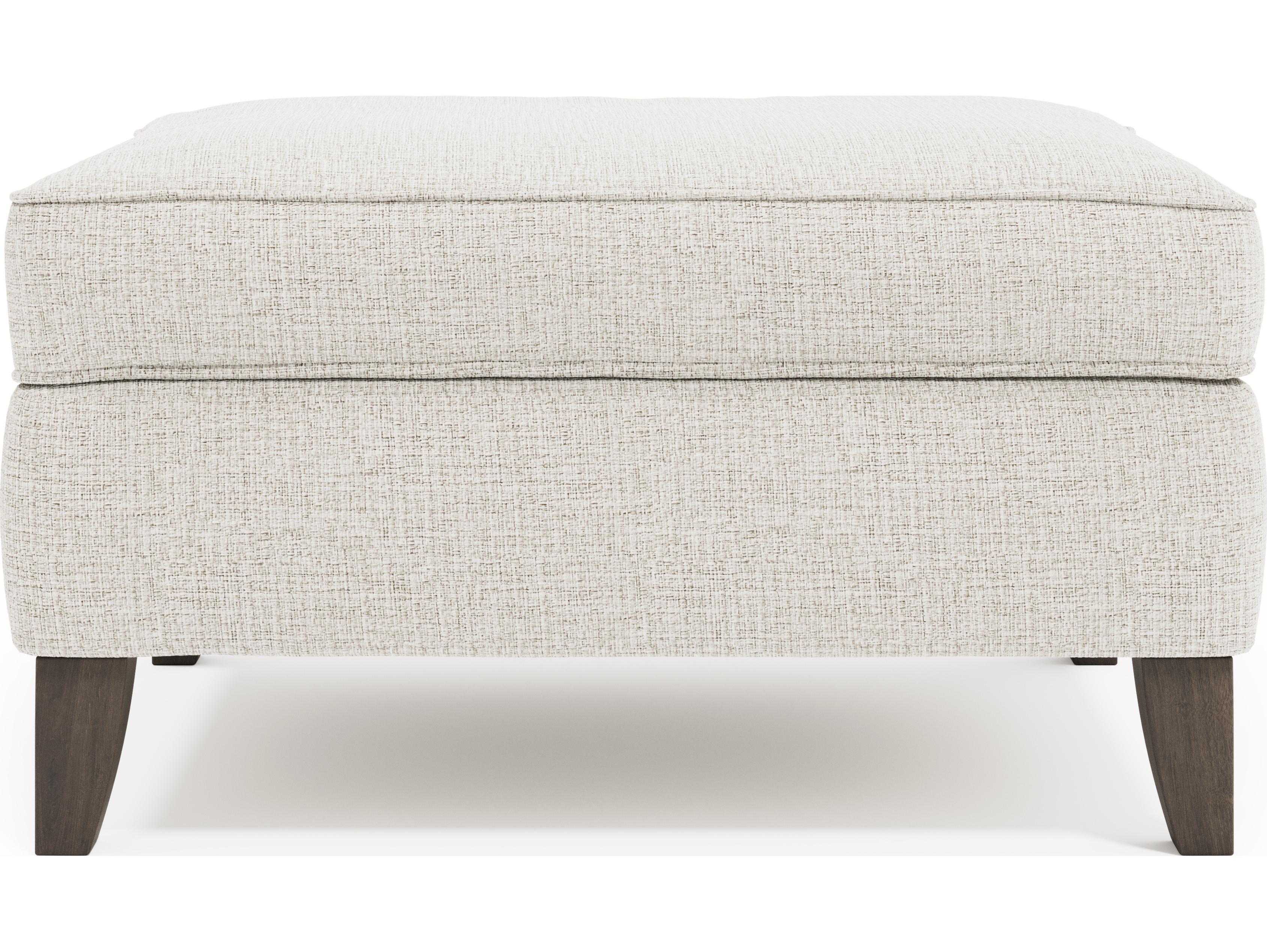 Bernhardt Addison Beige Upholstered Ottoman