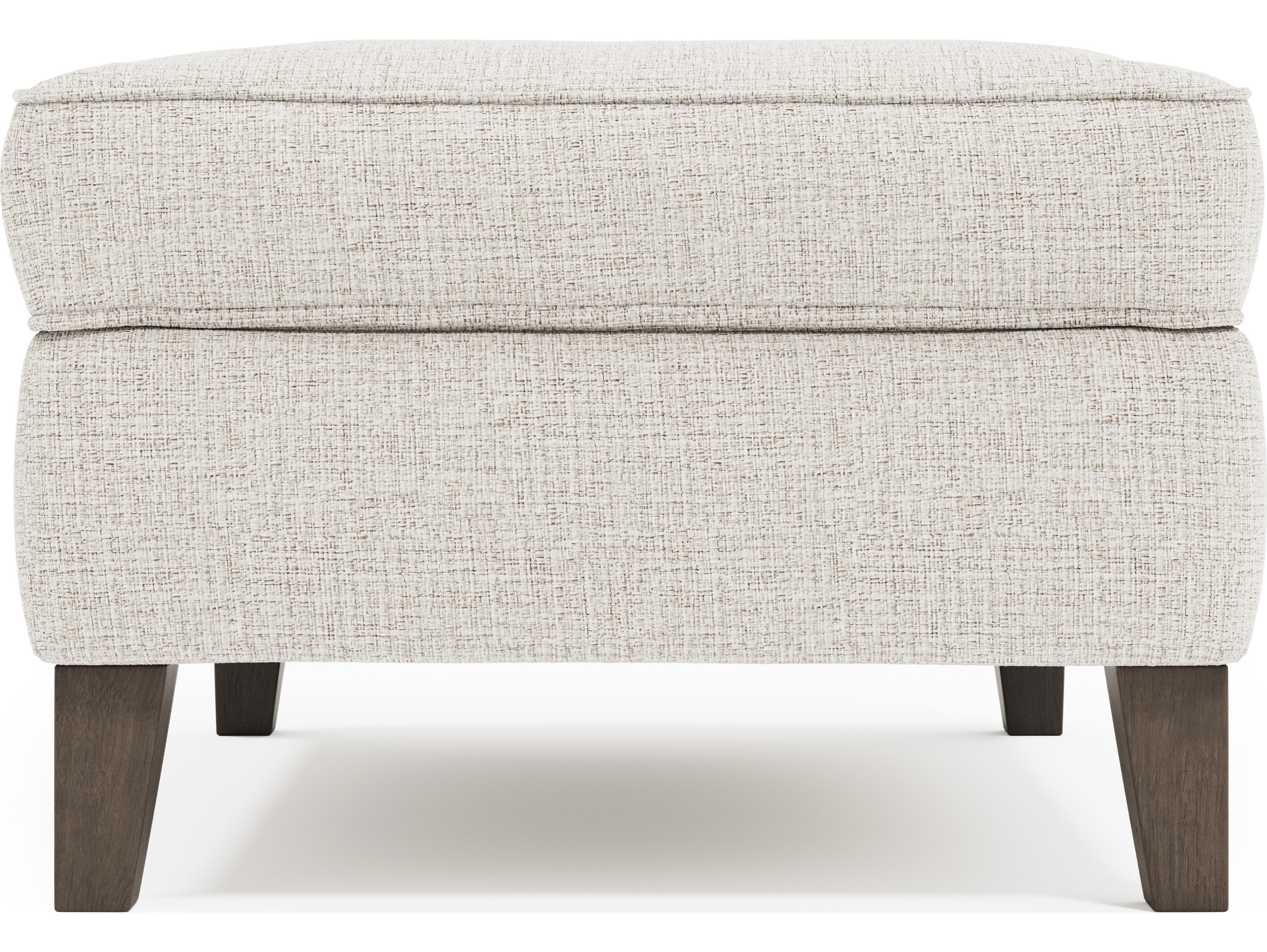 Bernhardt Addison Beige Upholstered Ottoman