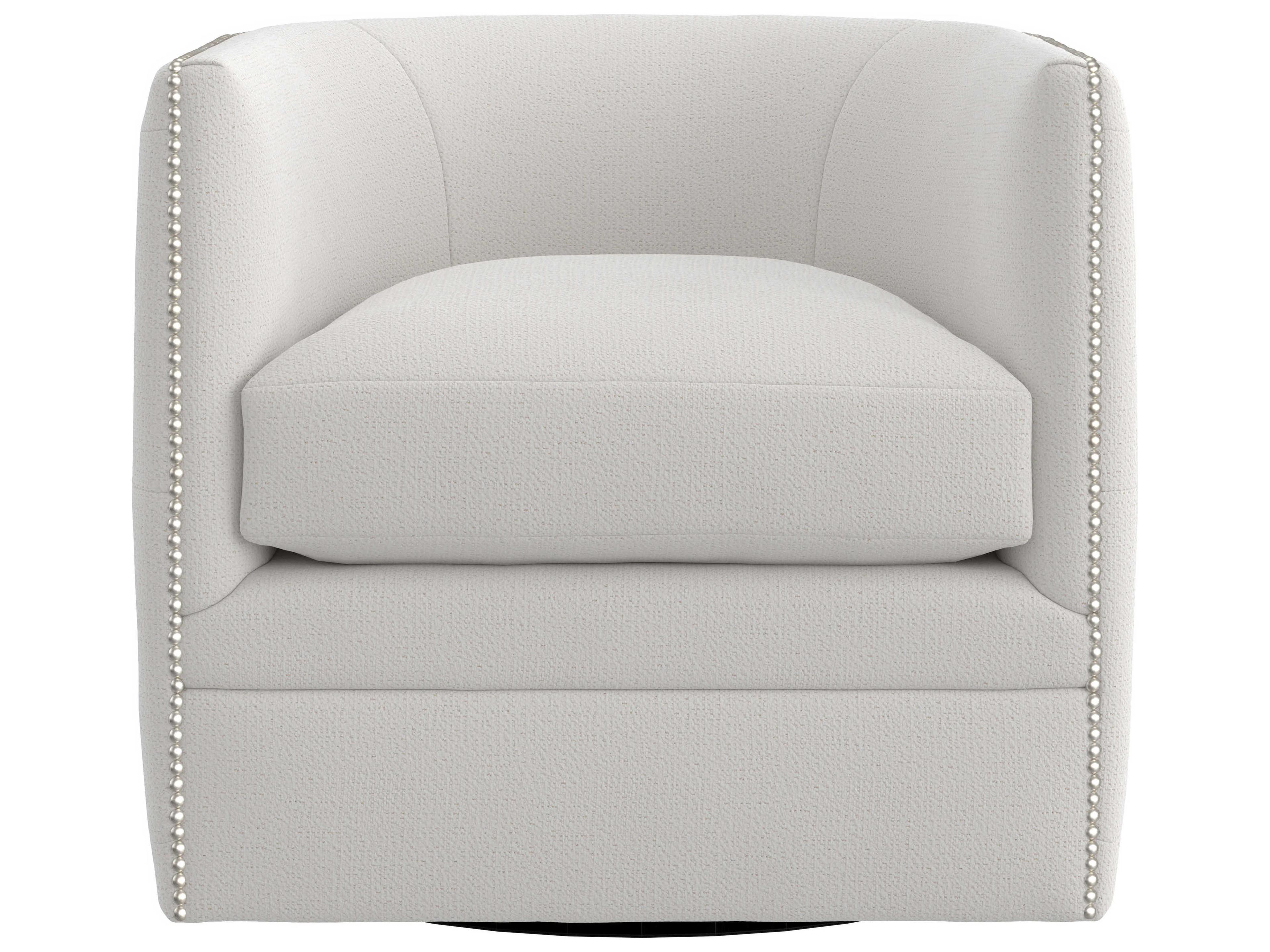 Bernhardt Palazzo Swivel Fabric Accent Chair