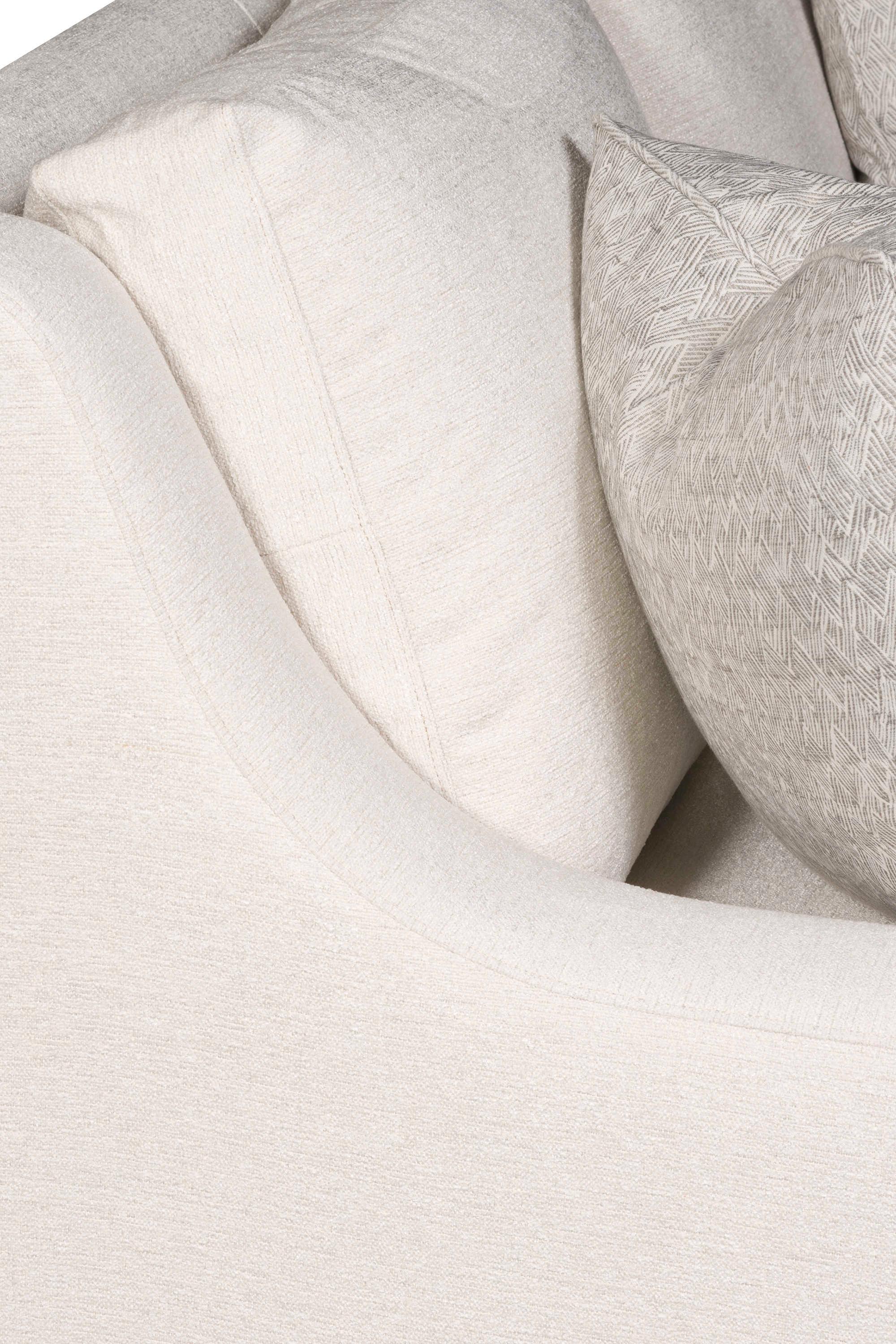 Bernhardt Germain Mocha White Upholstered Loveseat