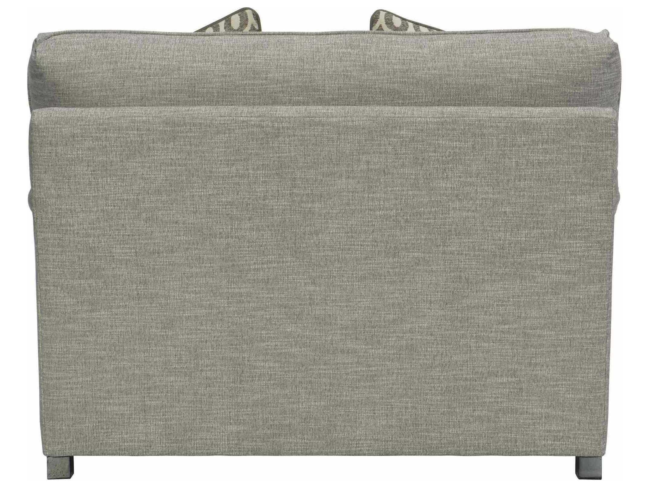 Bernhardt Tarleton Gray Fabric Chair and a Half