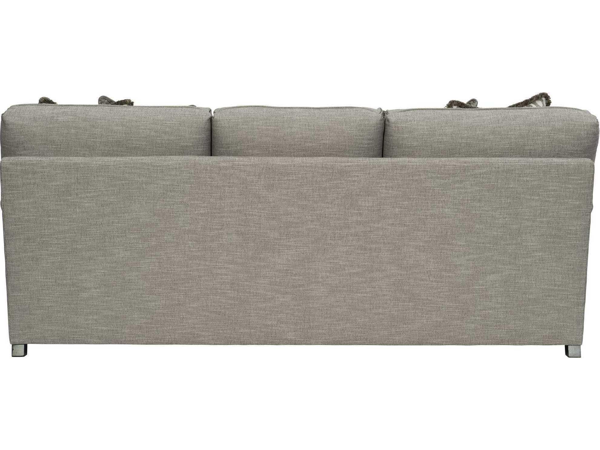 Bernhardt Tarleton Mocha Gray Upholstered Sofa