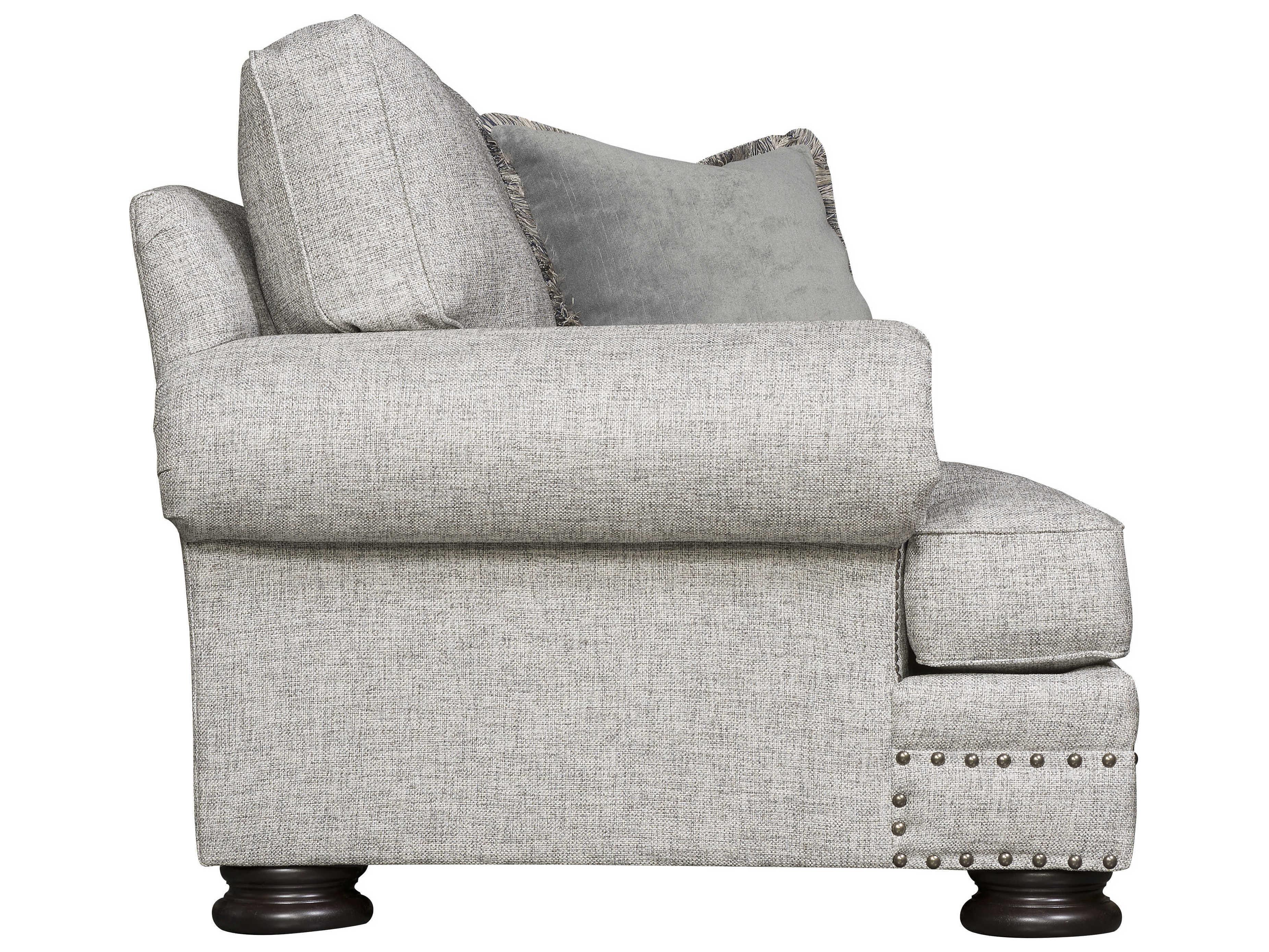 Bernhardt Foster Gray Fabric Accent Chair