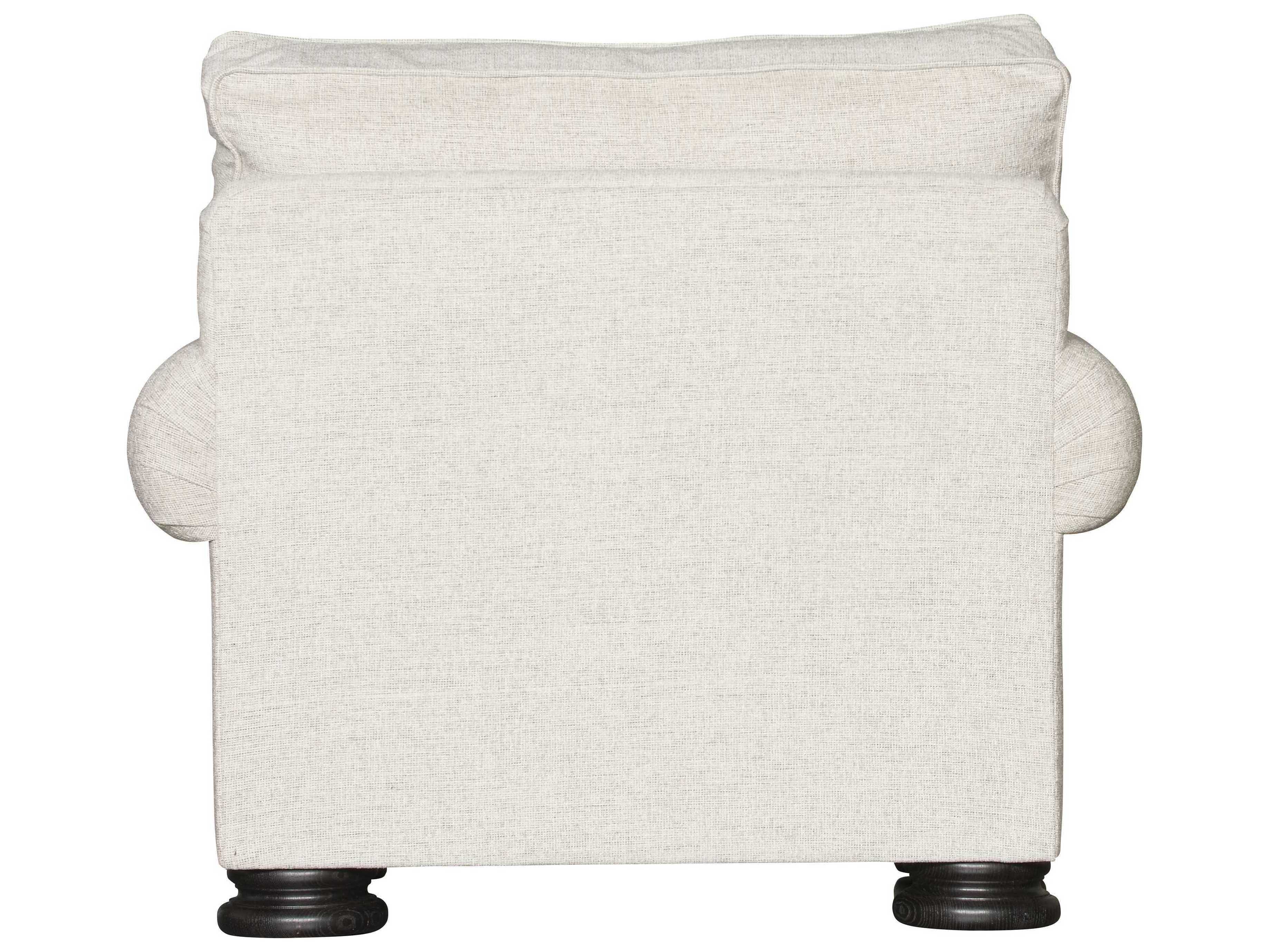 Bernhardt Foster White Fabric Accent Chair