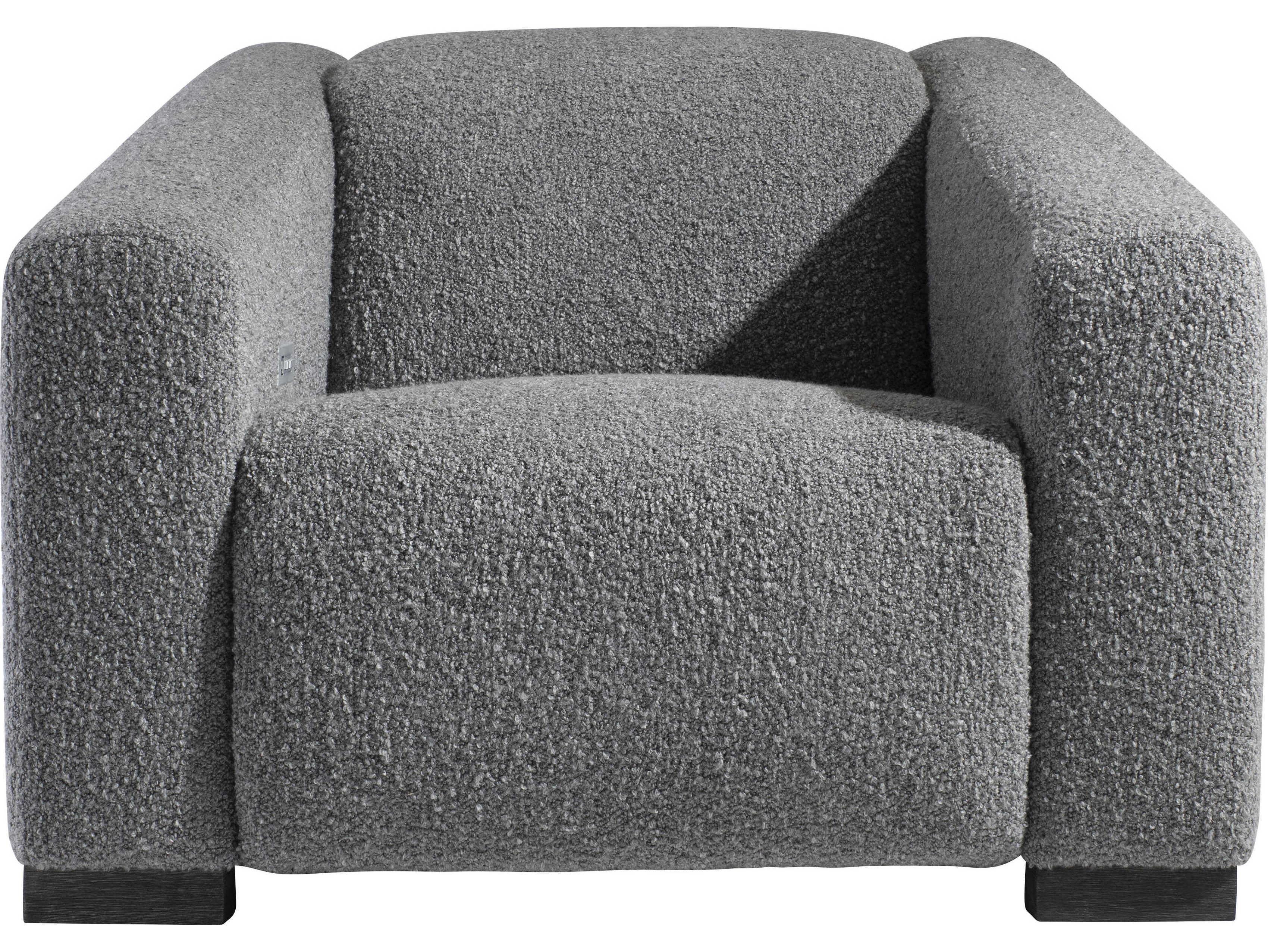 Bernhardt Siena Smoked Truffle Fabric Power Motion Recliner