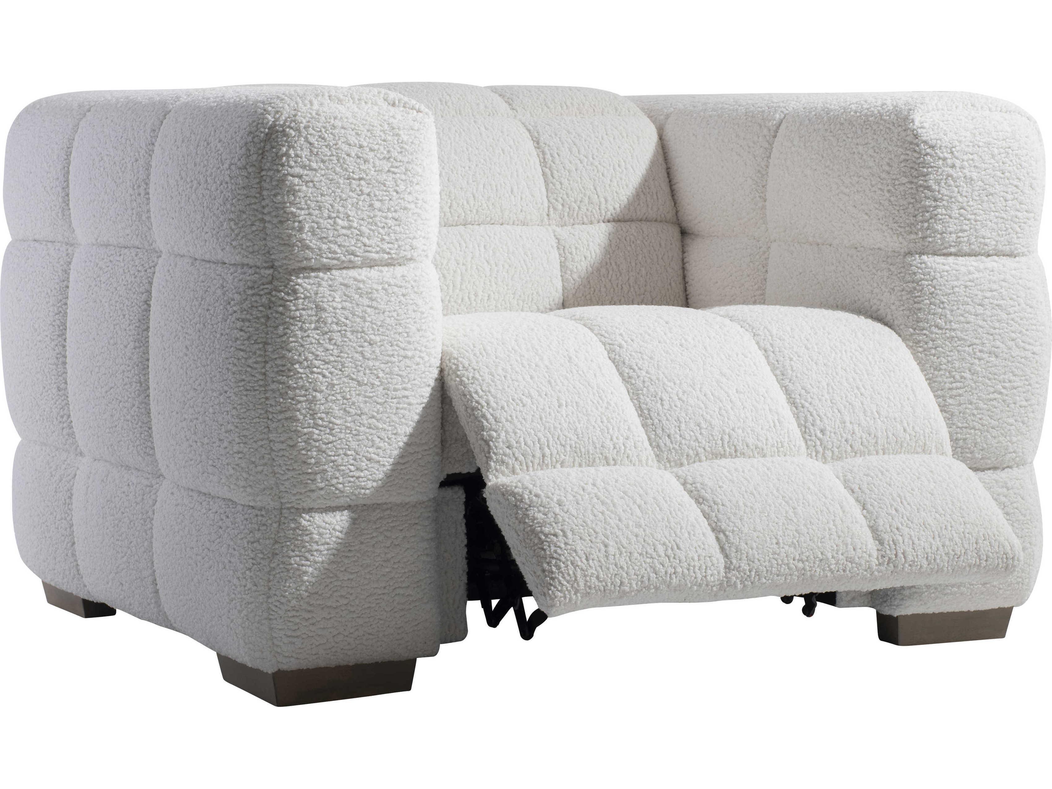 Bernhardt Solari Wheat Fabric Power Motion Recliner