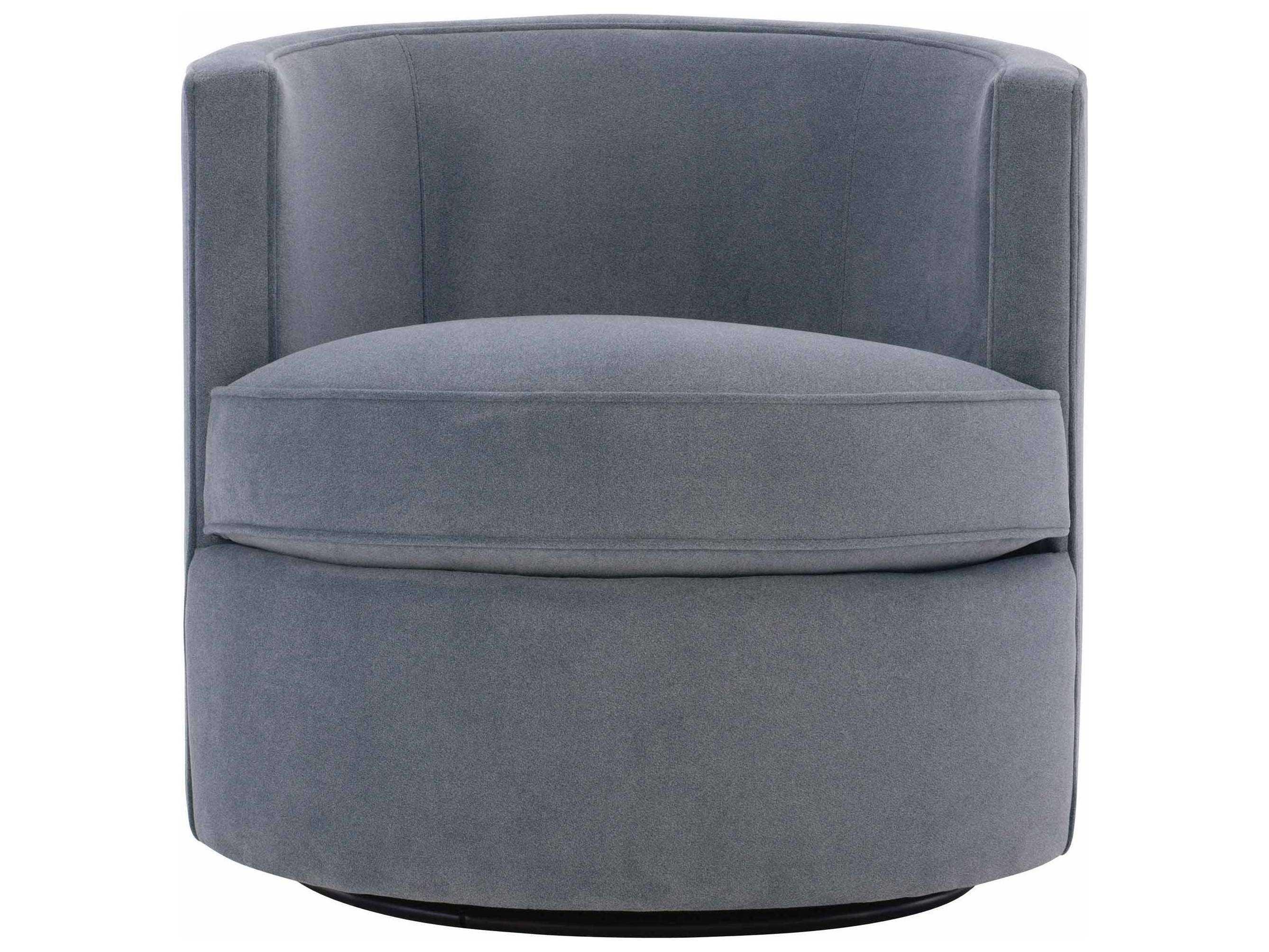 Bernhardt Fleur Swivel Fabric Accent Chair
