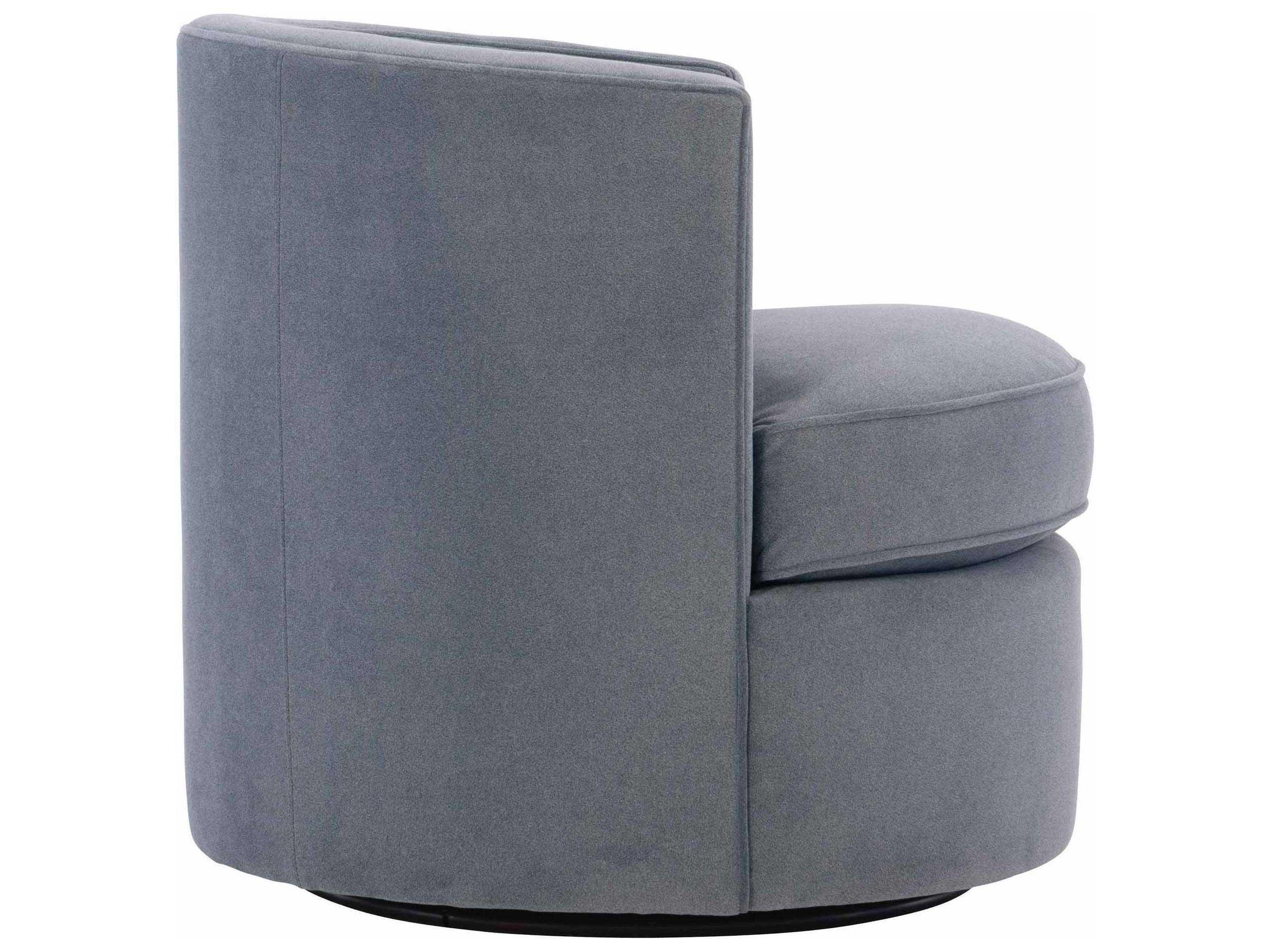 Bernhardt Fleur Swivel Fabric Accent Chair