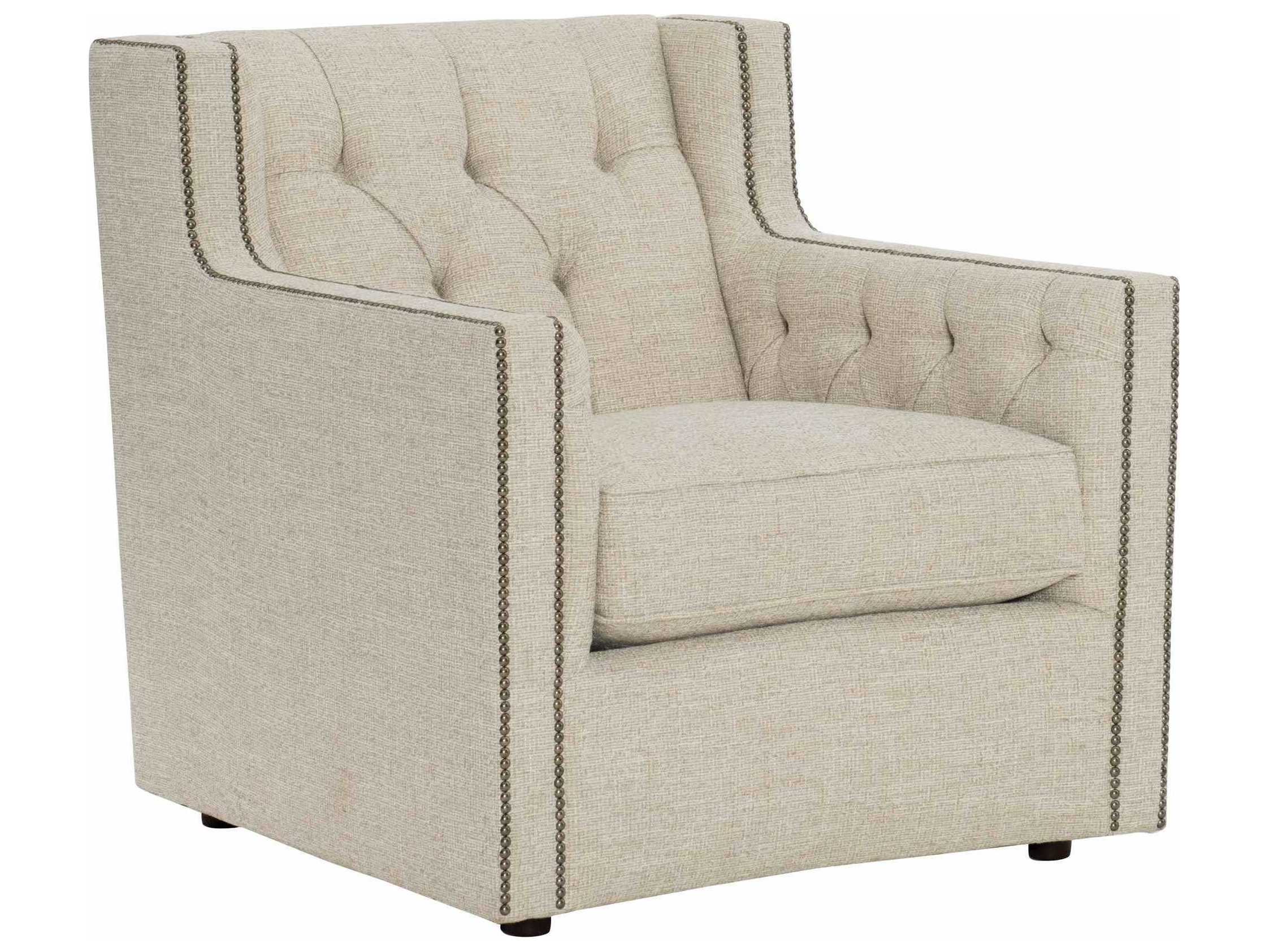 Bernhardt Candace Beige Fabric Accent Chair