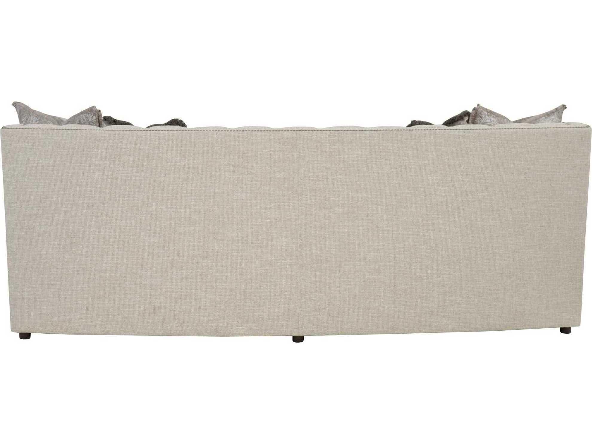 Bernhardt Candace Tufted Beige Upholstered Sofa