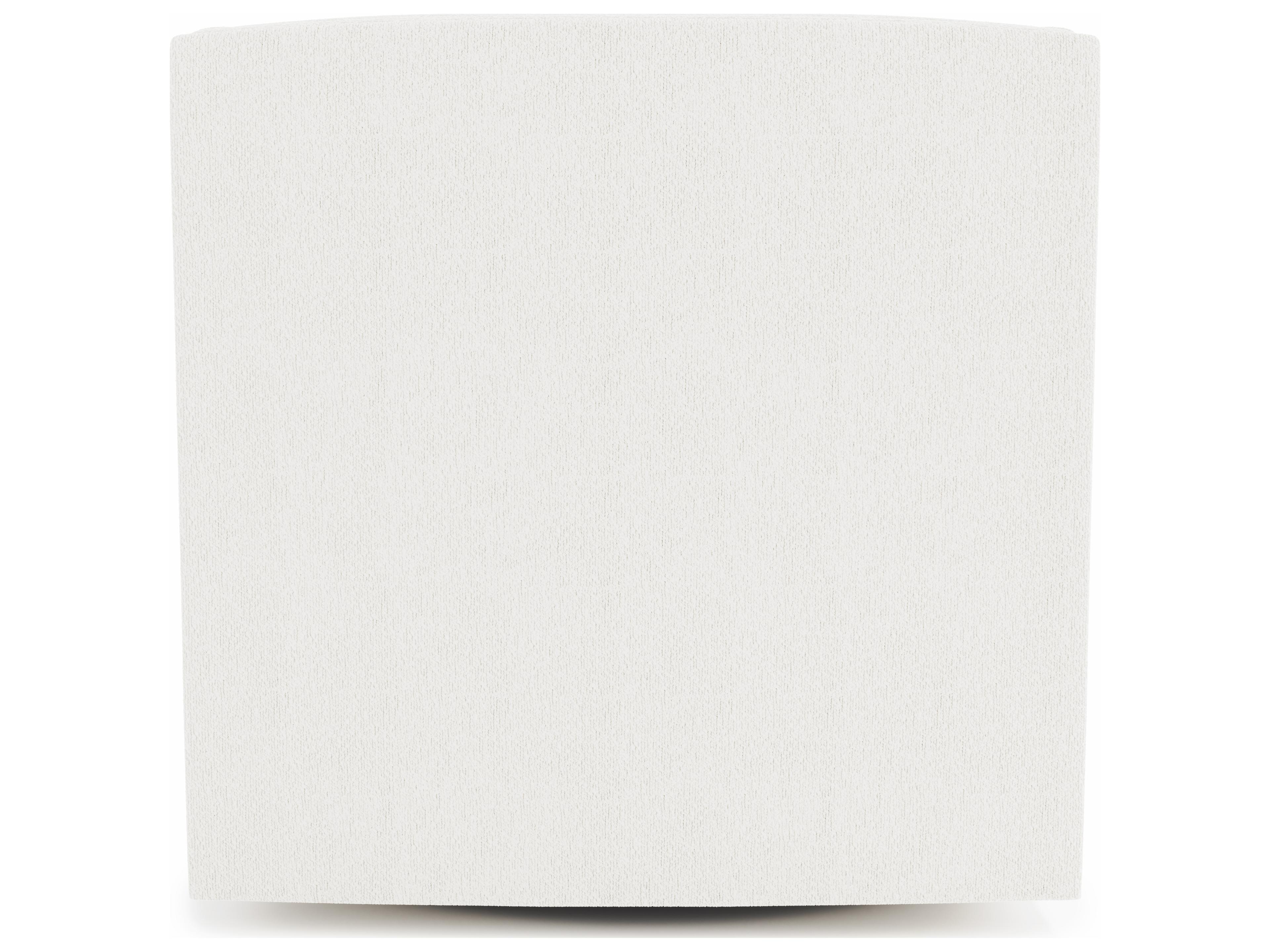 Bernhardt Candace Swivel White Accent Chair