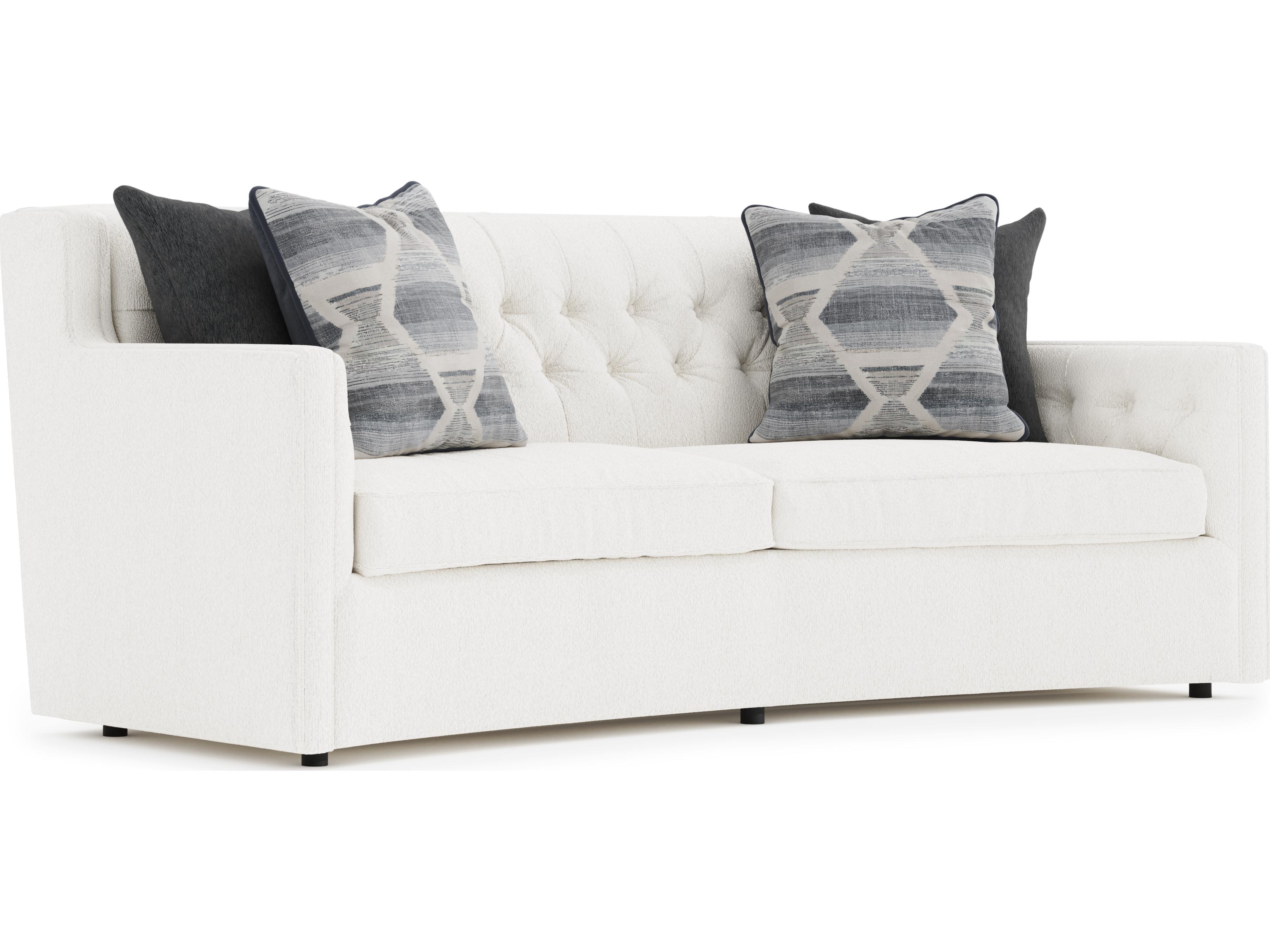 Bernhardt Candace White cream Upholstered Sofa