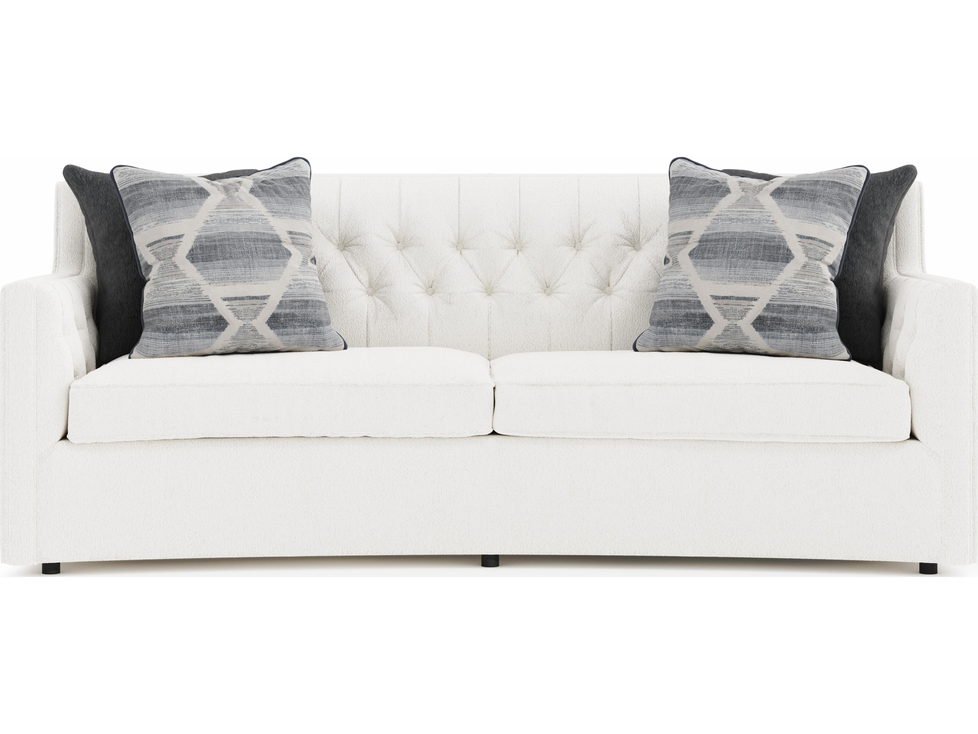 Bernhardt Candace White cream Upholstered Sofa