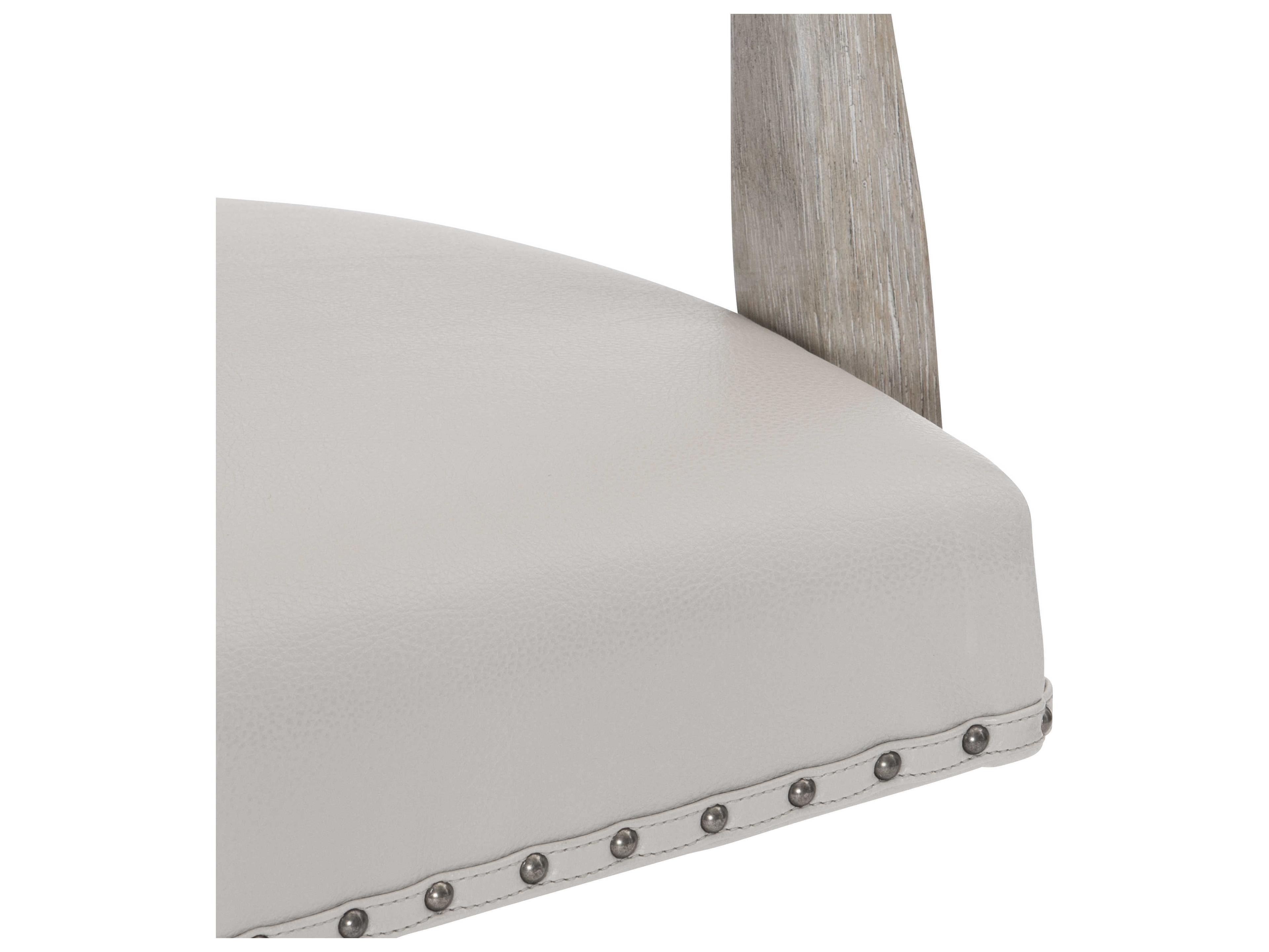 Bernhardt Albion Beige Leather Adjustable Swivel Computer Office Chair