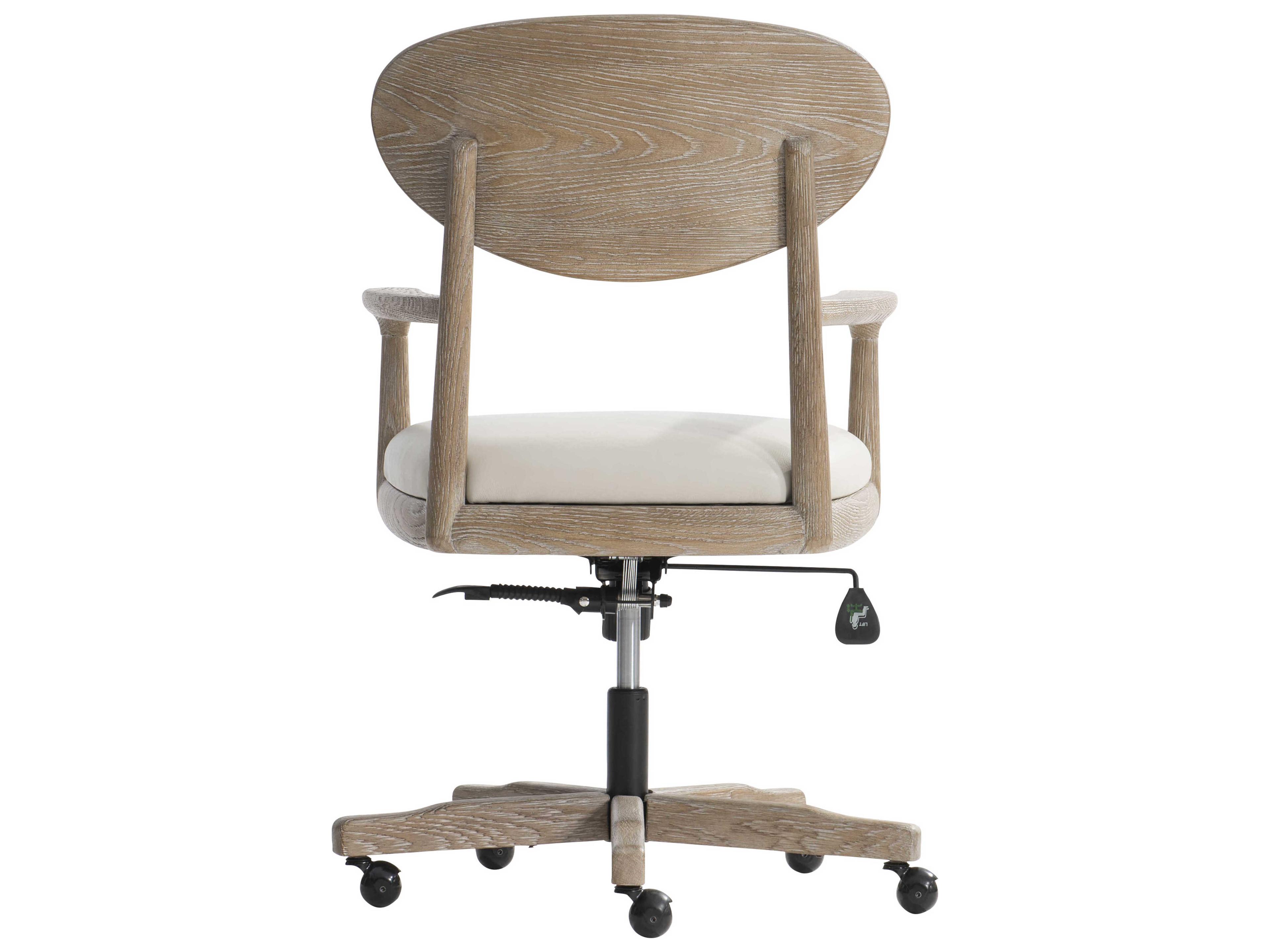 Bernhardt Aventura Brown Upholstered Swivel Computer Office Chair