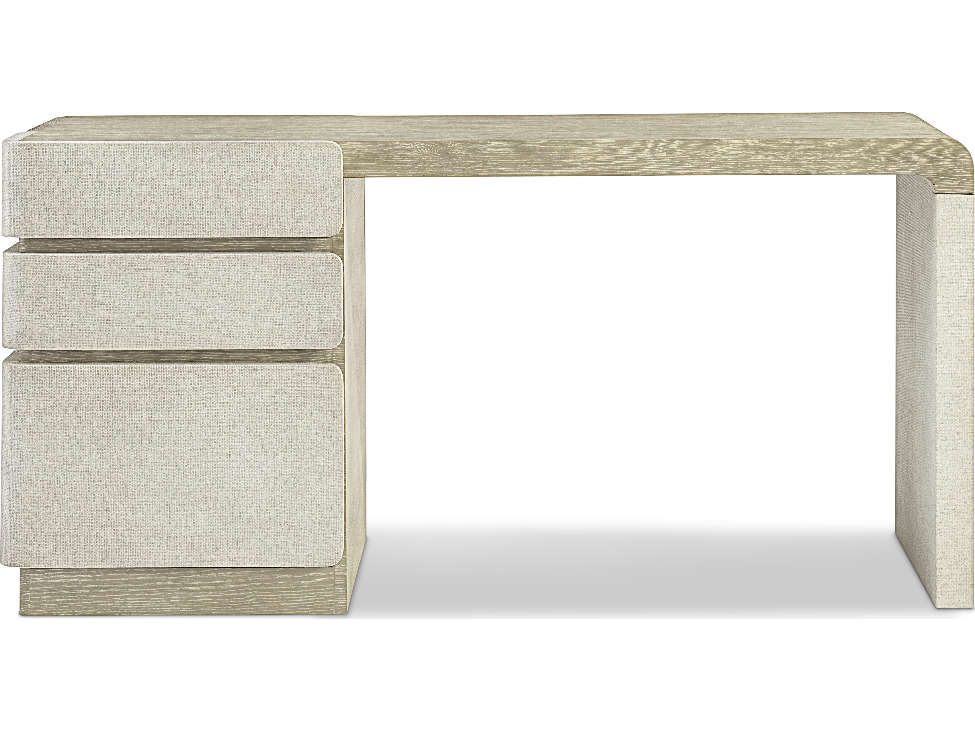 Bernhardt Arcadia Clay Gray Oak Wood Computer Desk