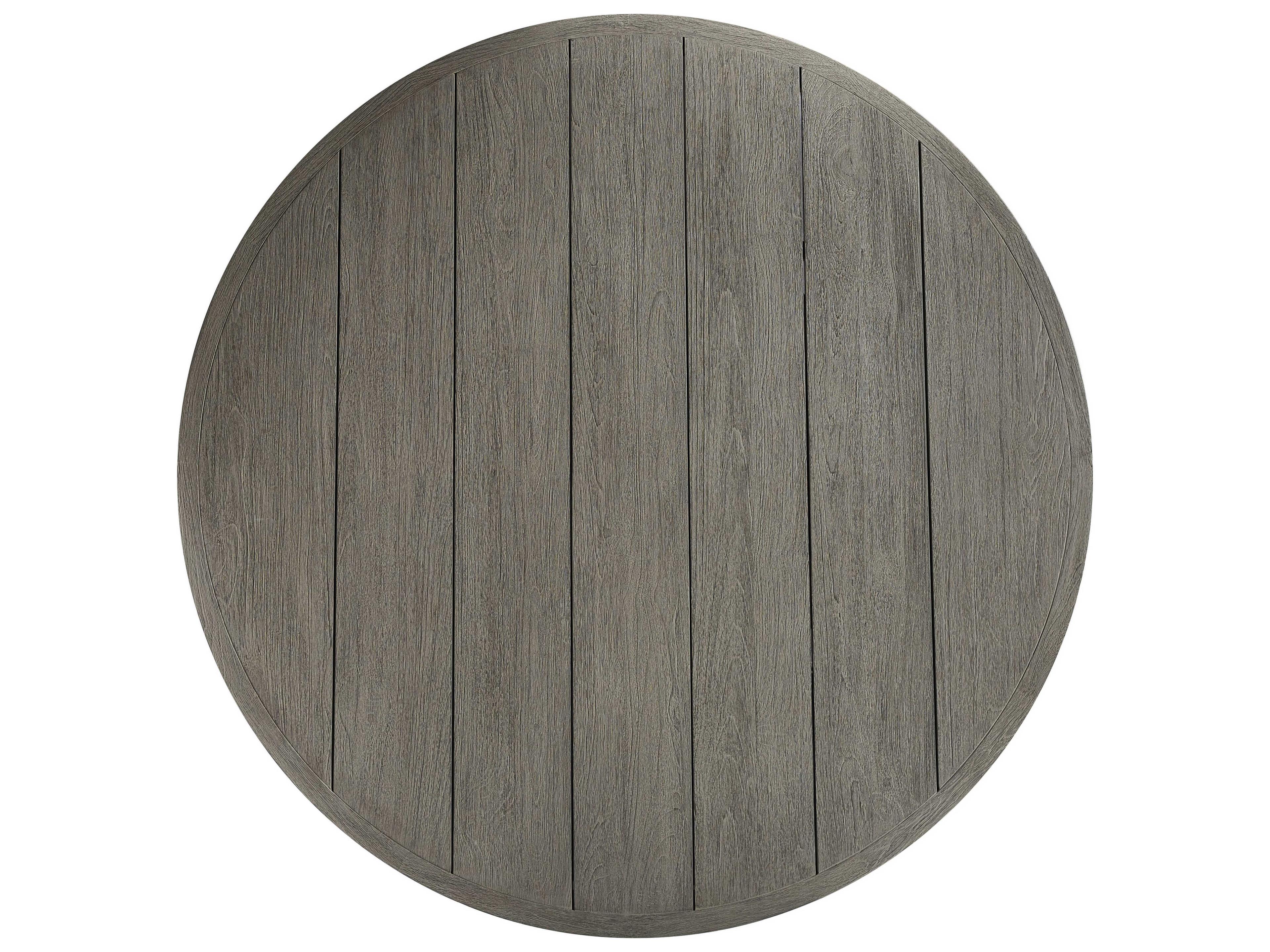 Bernhardt Exteriors Savona Weathered Teak Round Patio Dining Table