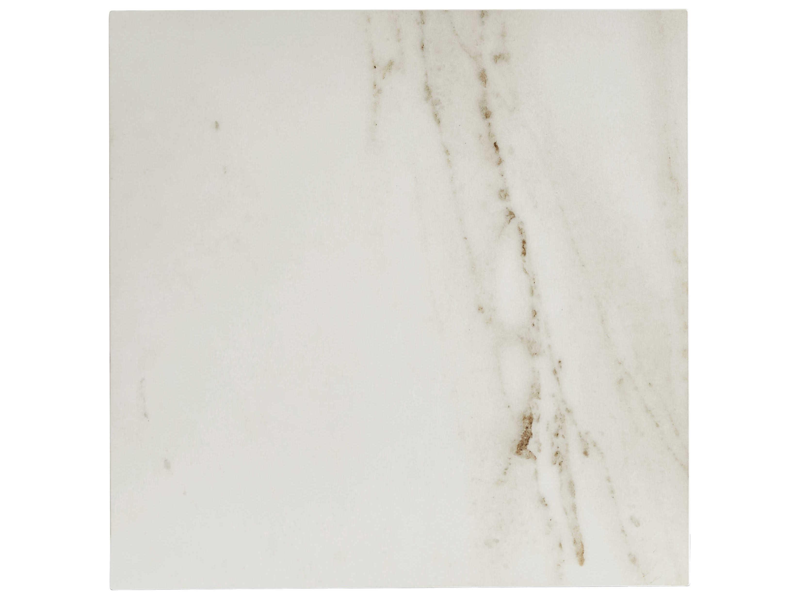 Bernhardt Exteriors Caprera Textured Graphite / White Shell Square Outdoor Patio End Table