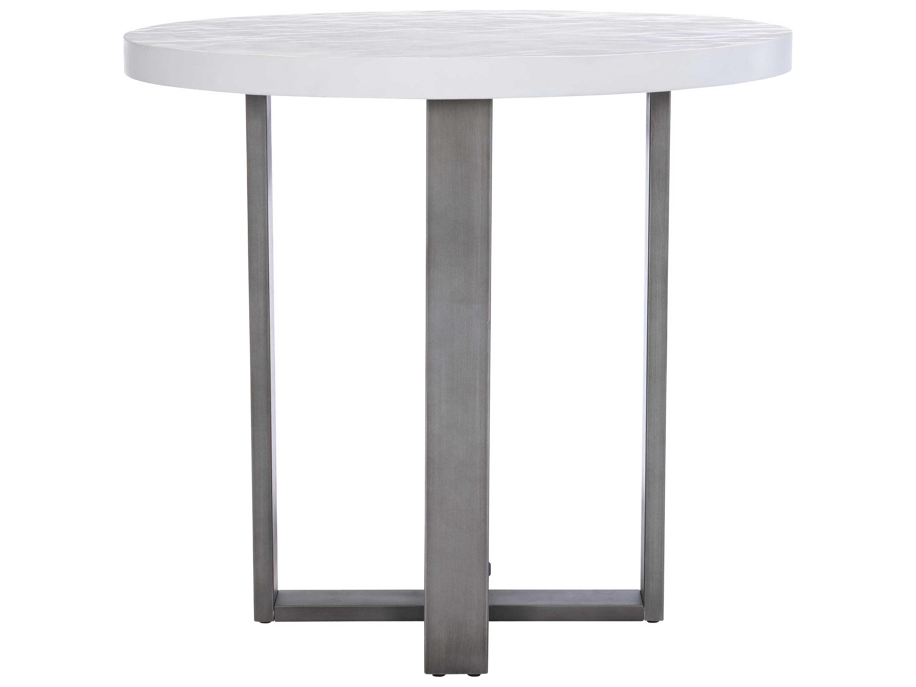 Bernhardt Exteriors Del Mar Flint Grey Round Outdoor Counter Table