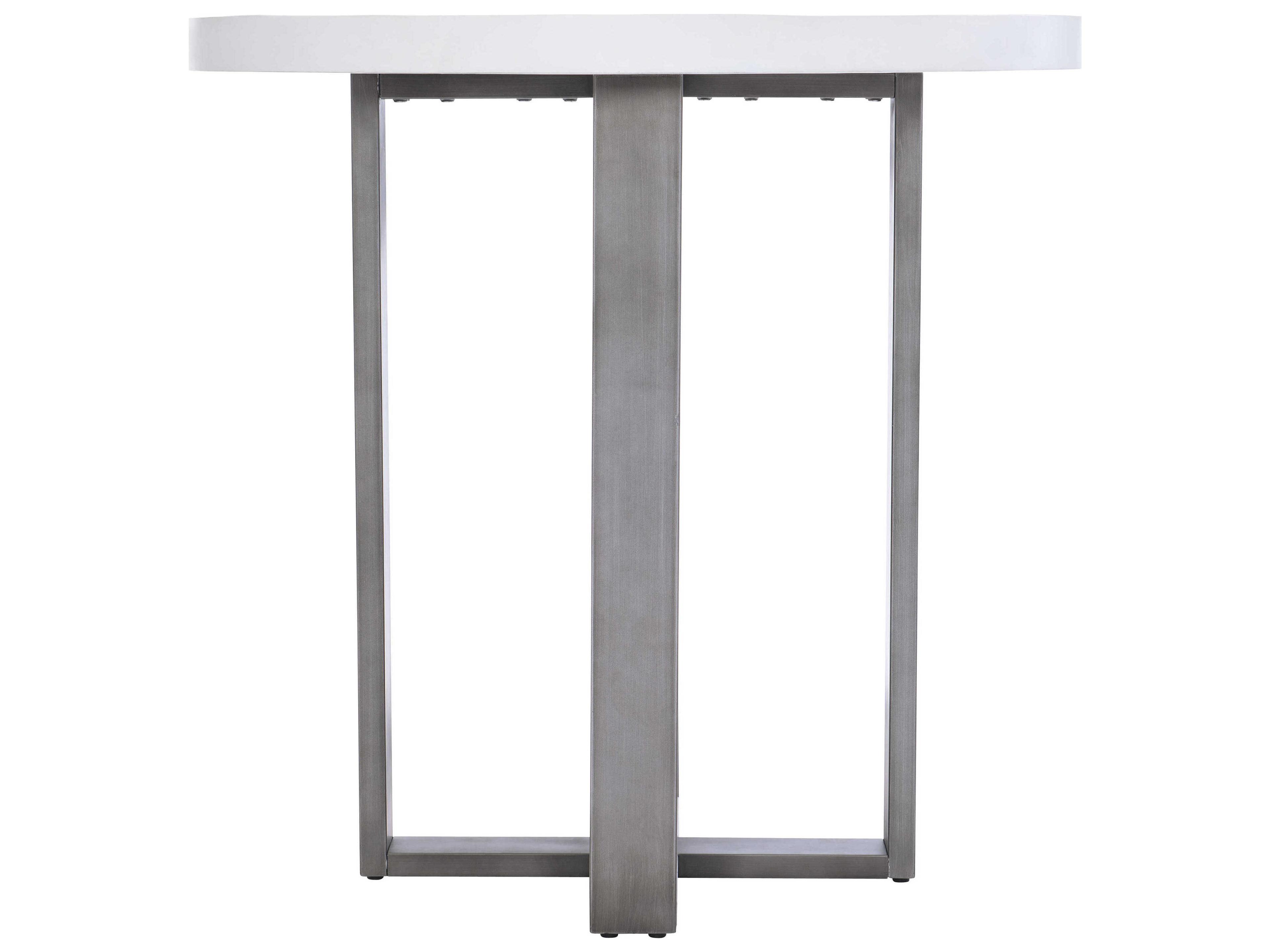 Bernhardt Exteriors Del Mar Flint Grey Round Outdoor Counter Table