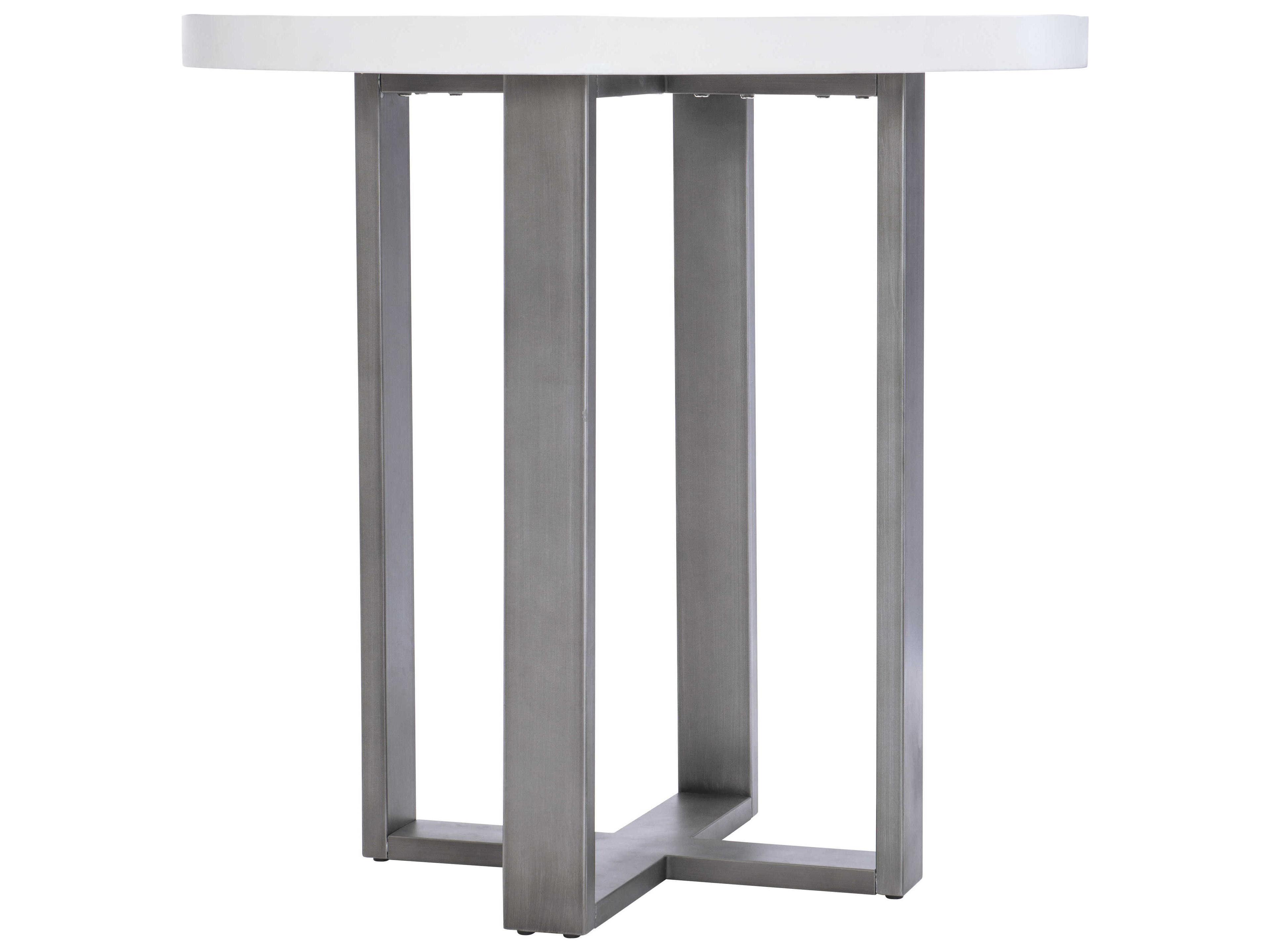 Bernhardt Exteriors Del Mar Flint Grey Round Outdoor Counter Table