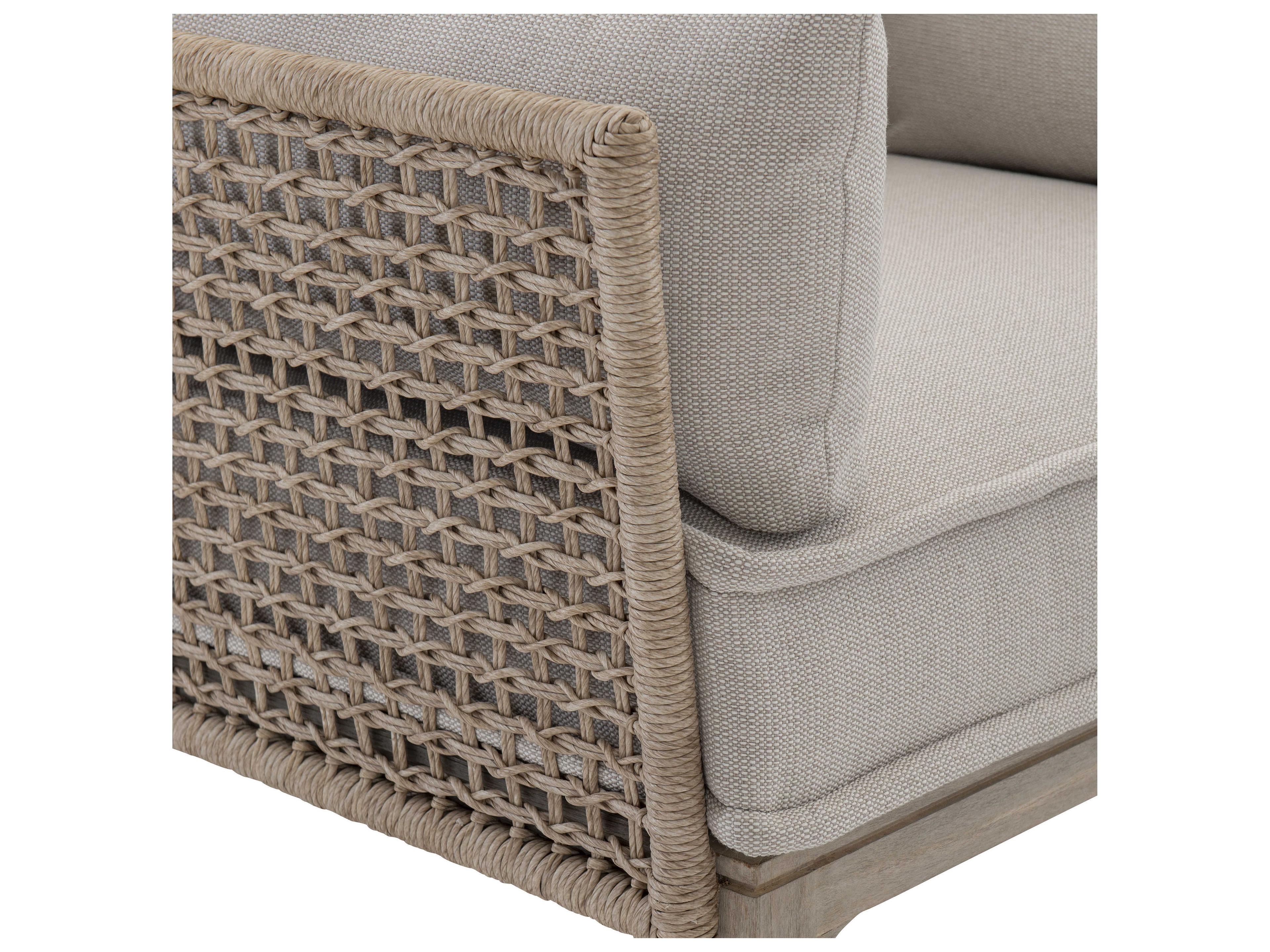 Bernhardt Exteriors Catalonia Rope Cushion Patio Lounge Chair