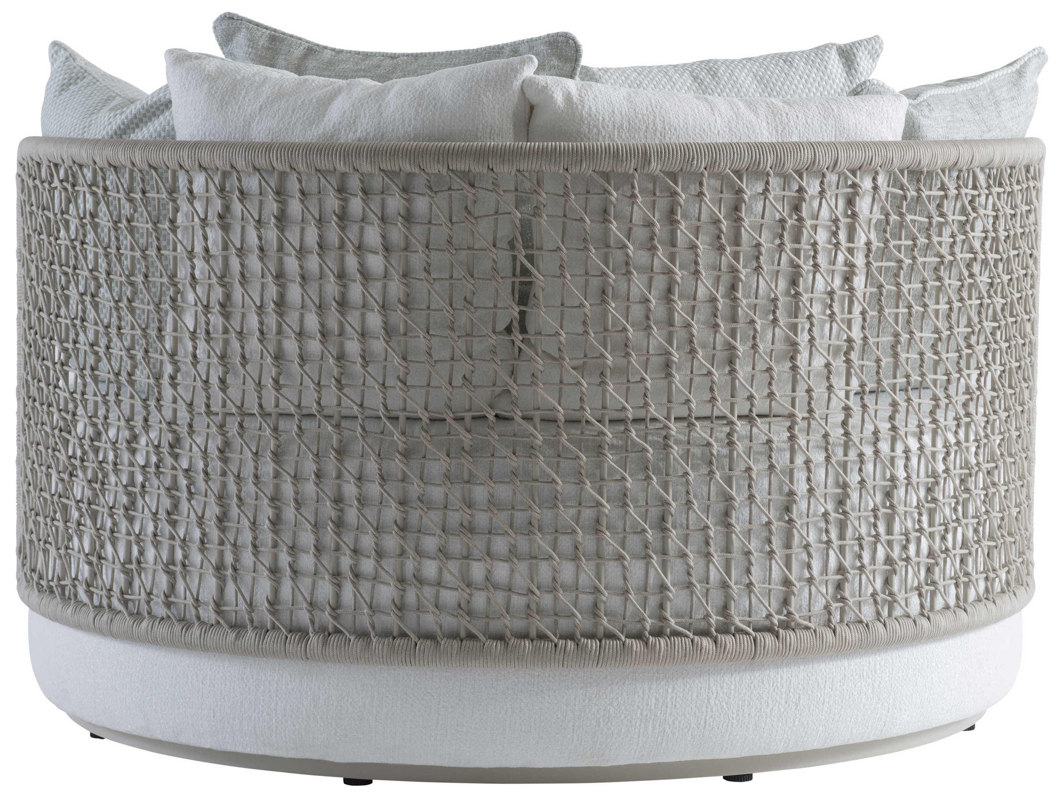 Bernhardt Exteriors Capella Gray Swivel Lounge Daybed