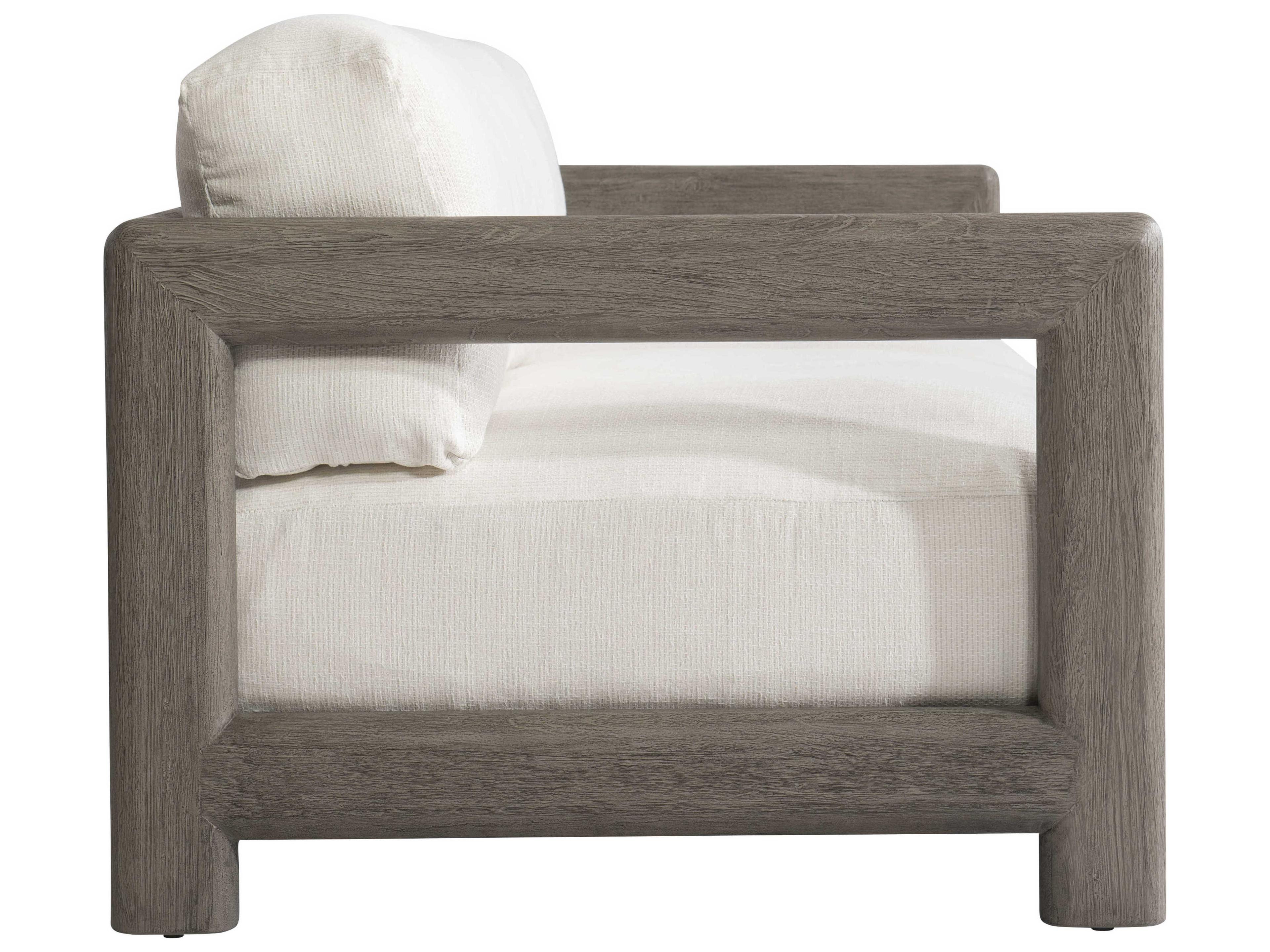 Bernhardt Exteriors Weathered Teak Cushion Sofa