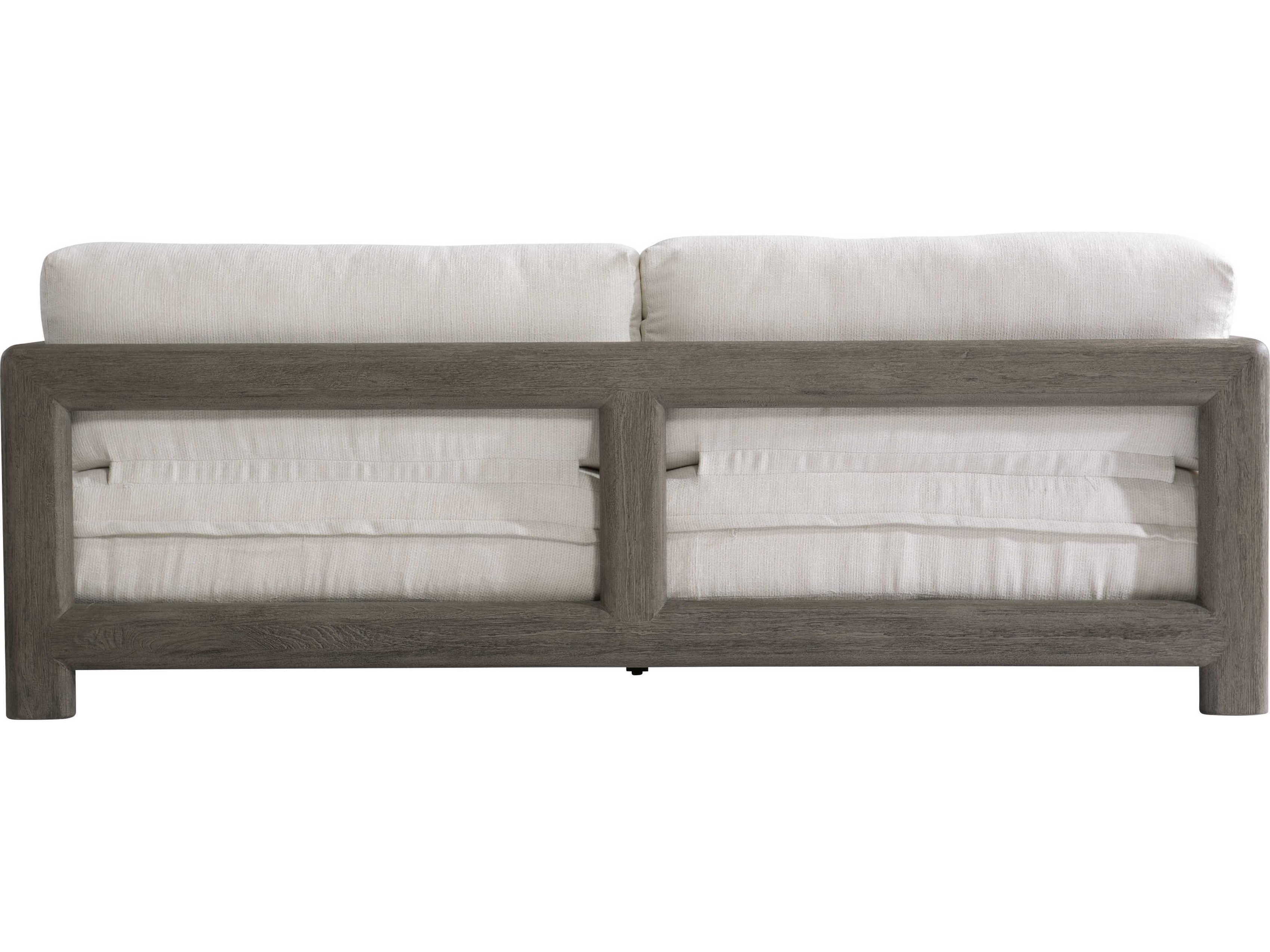 Bernhardt Exteriors Weathered Teak Cushion Sofa