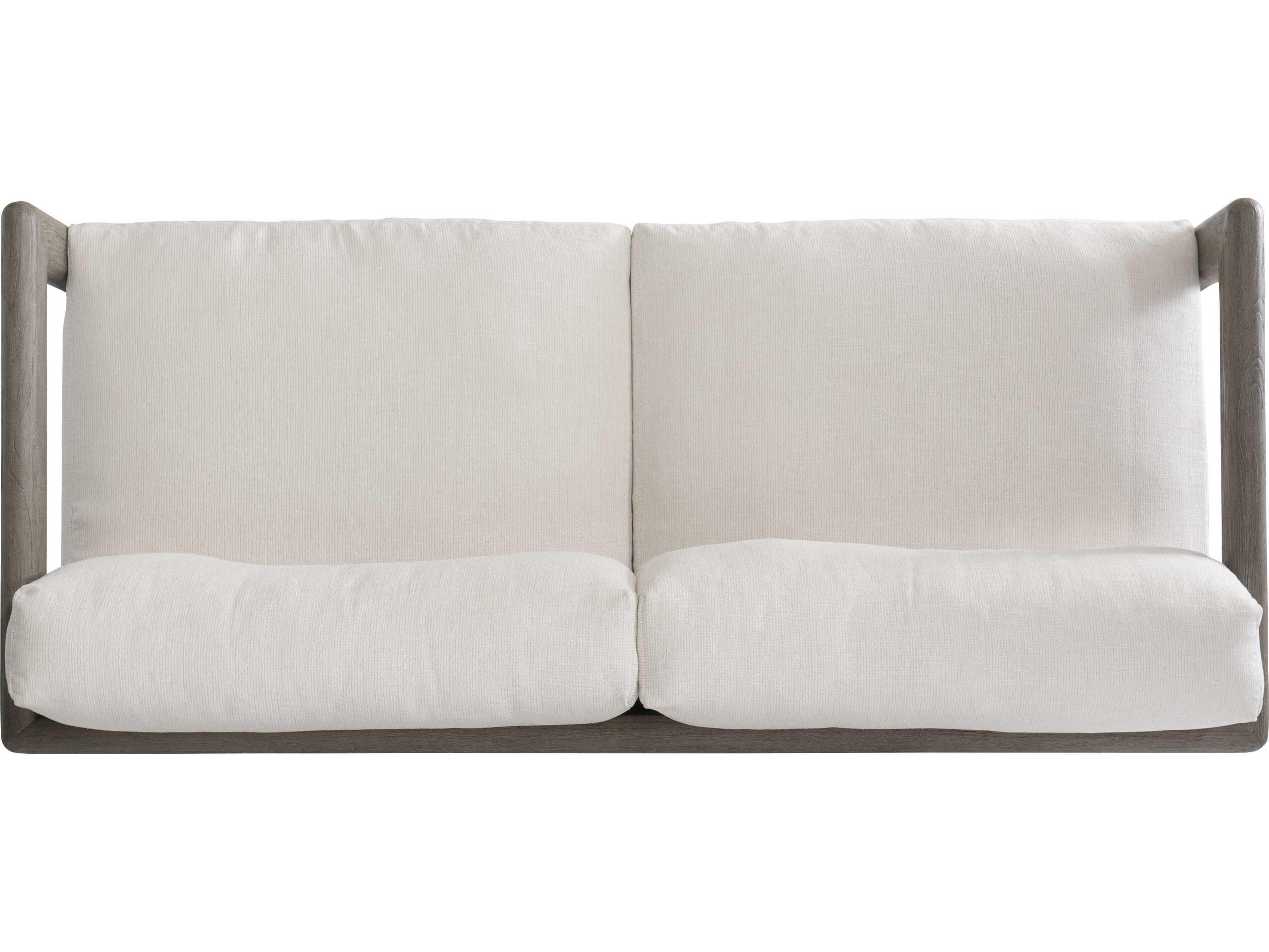 Bernhardt Exteriors Weathered Teak Cushion Sofa