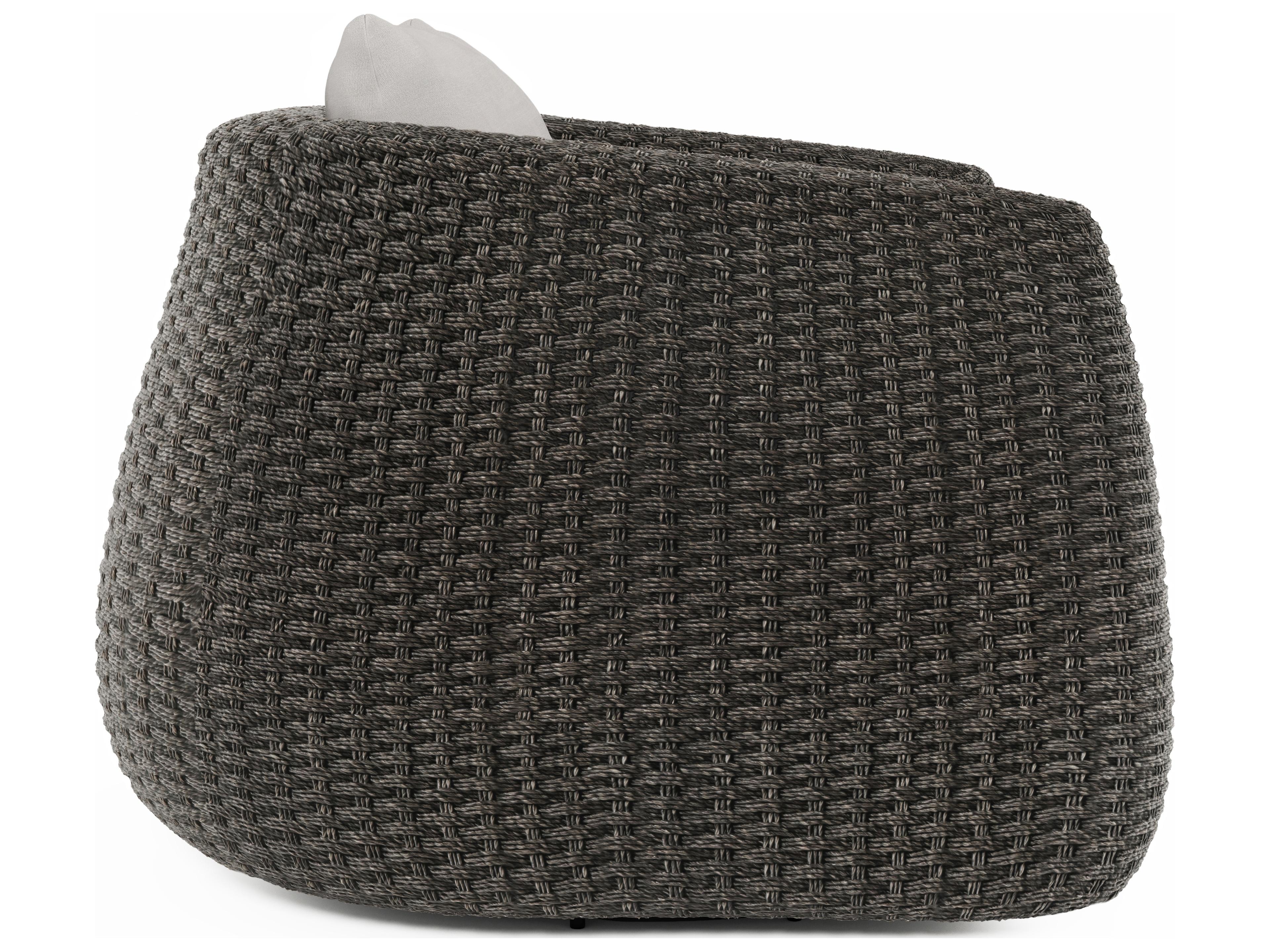 Bernhardt Exteriors Sarene Beige Wicker Cushion Lounge Chair