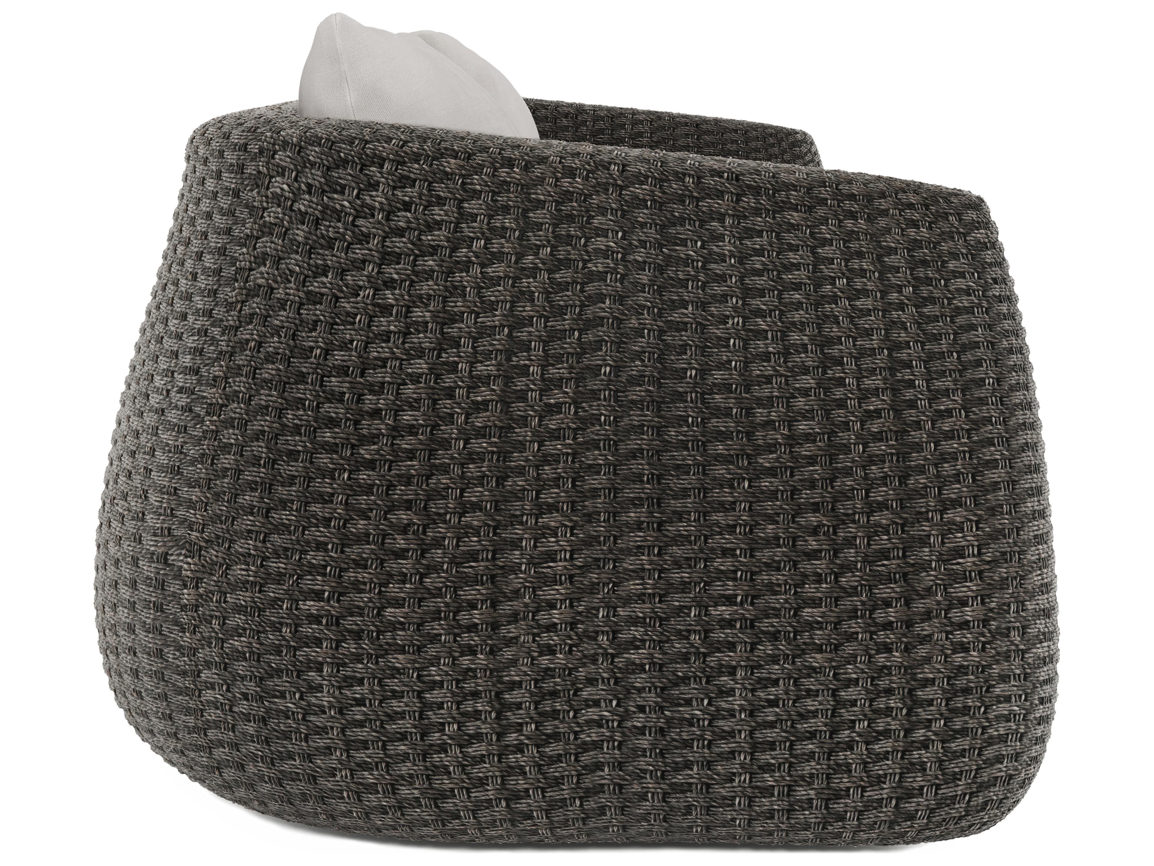 Bernhardt Exteriors Sarene Beige Wicker Cushion Sofa