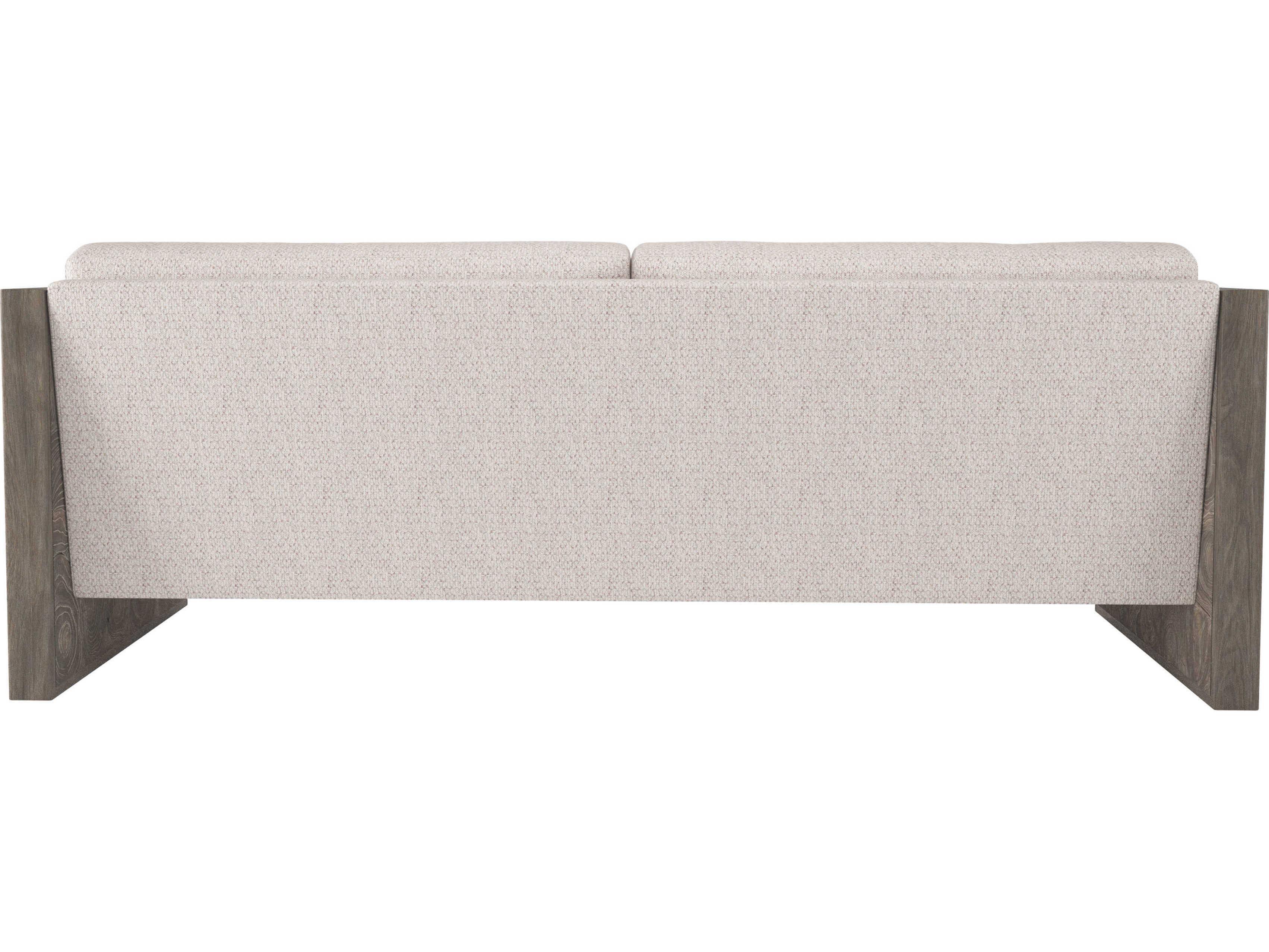 Bernhardt Exteriors Smoked Truffle Madura Patio Sofa with Cushion