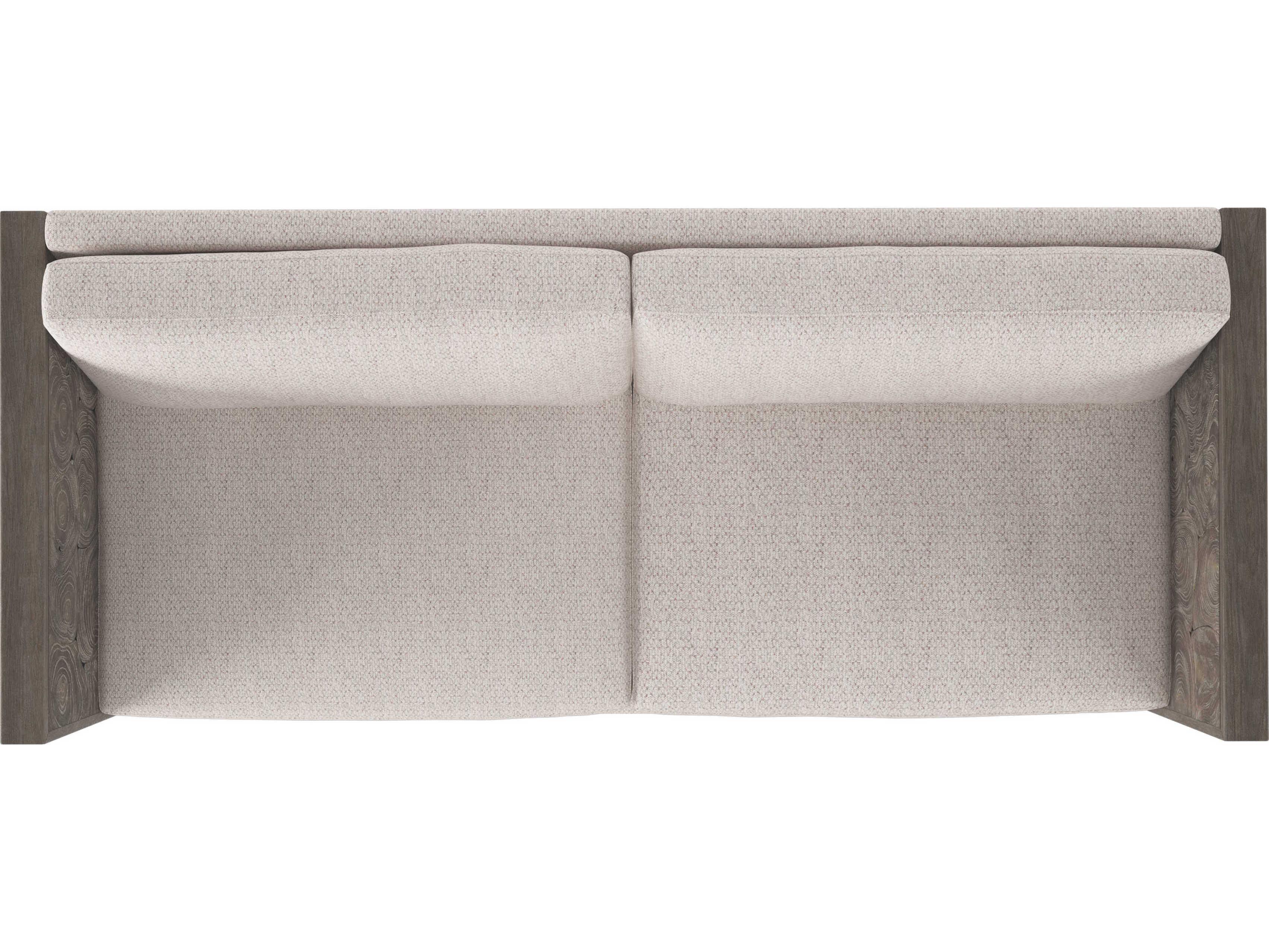 Bernhardt Exteriors Smoked Truffle Madura Patio Sofa with Cushion