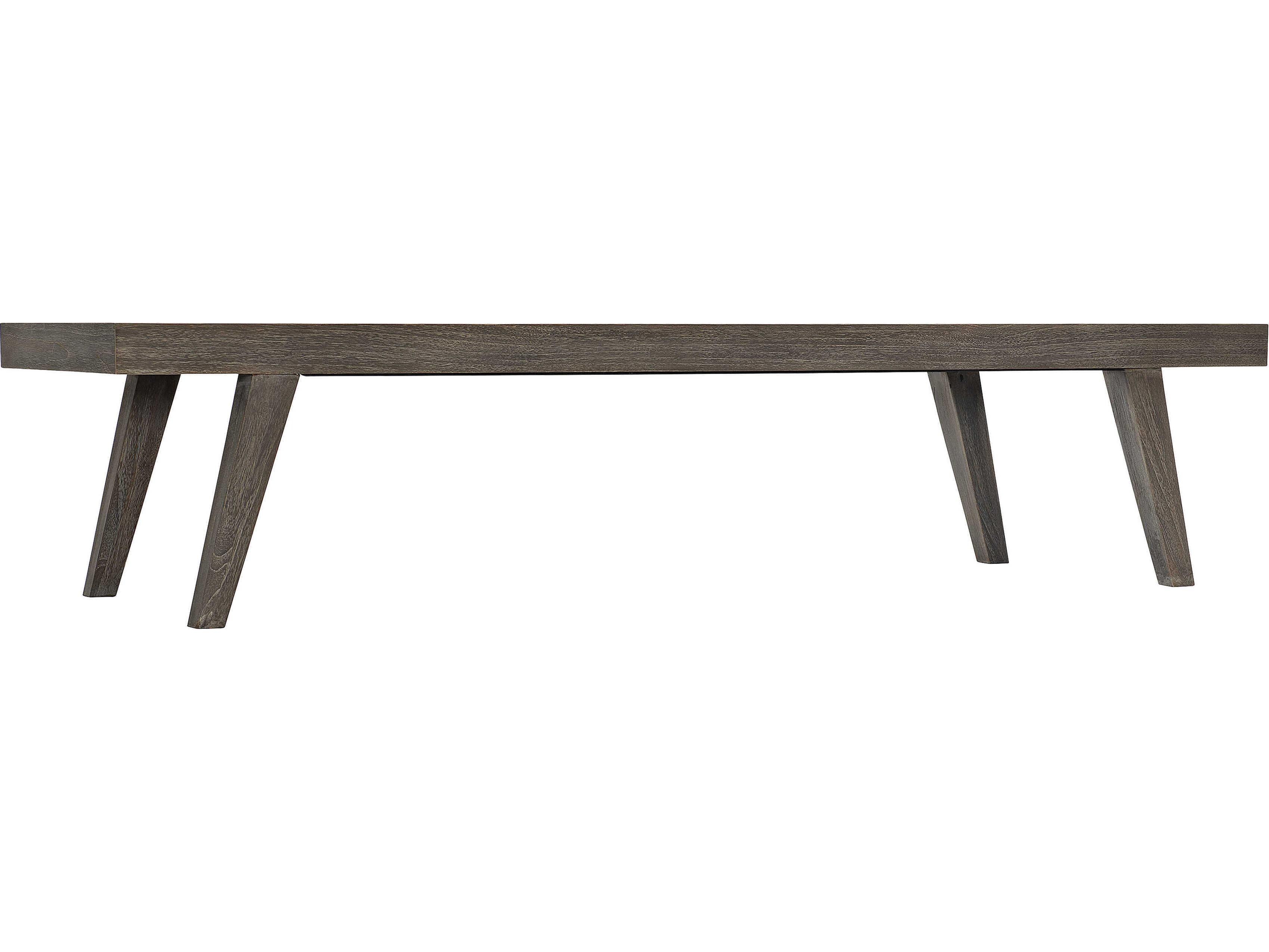 Bernhardt Exteriors Madura Smoked Truffle Teak Outdoor Patio Bench