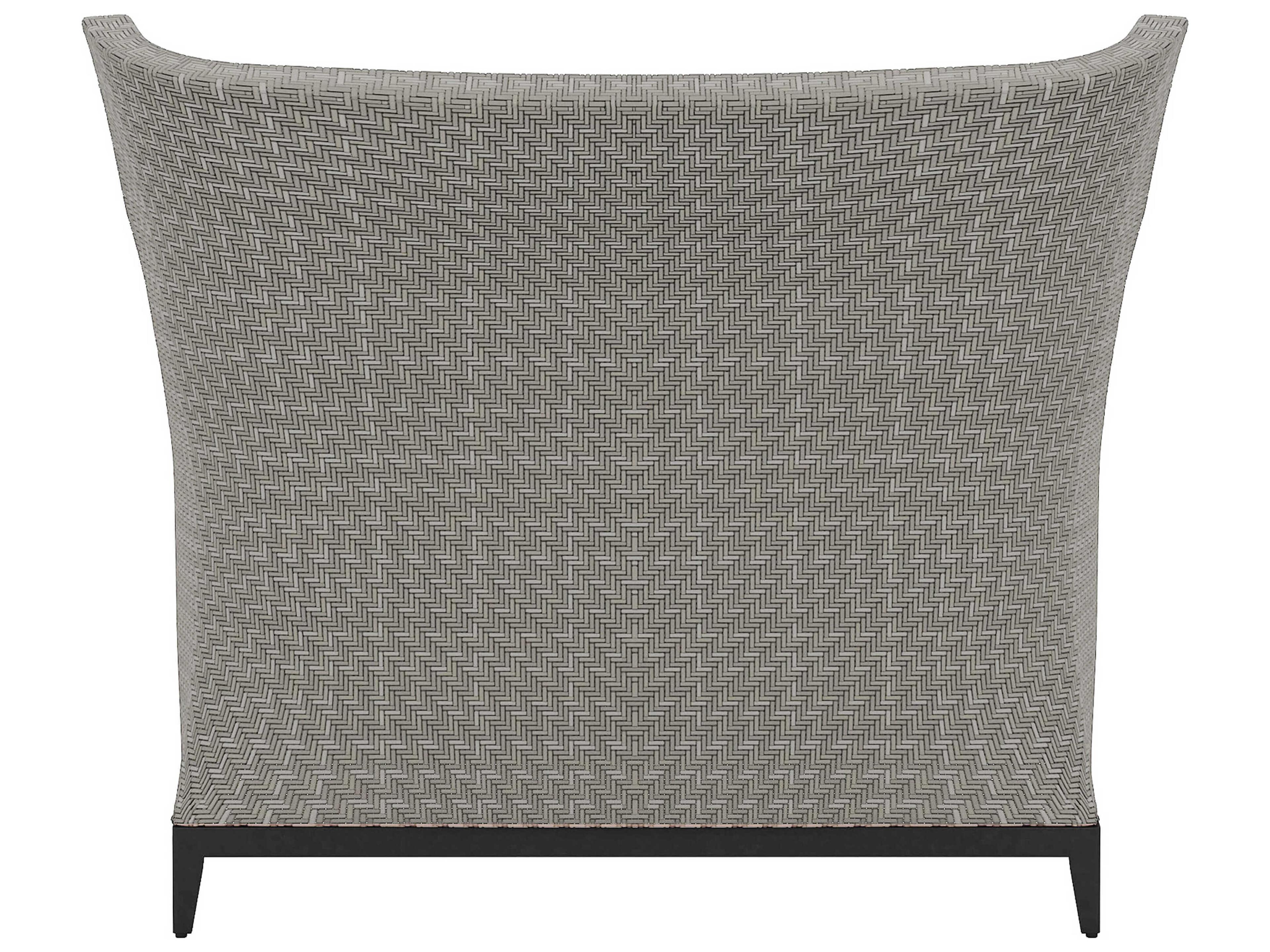 Bernhardt Exteriors Captiva White/Cream Aluminum Cushion Lounge Chair