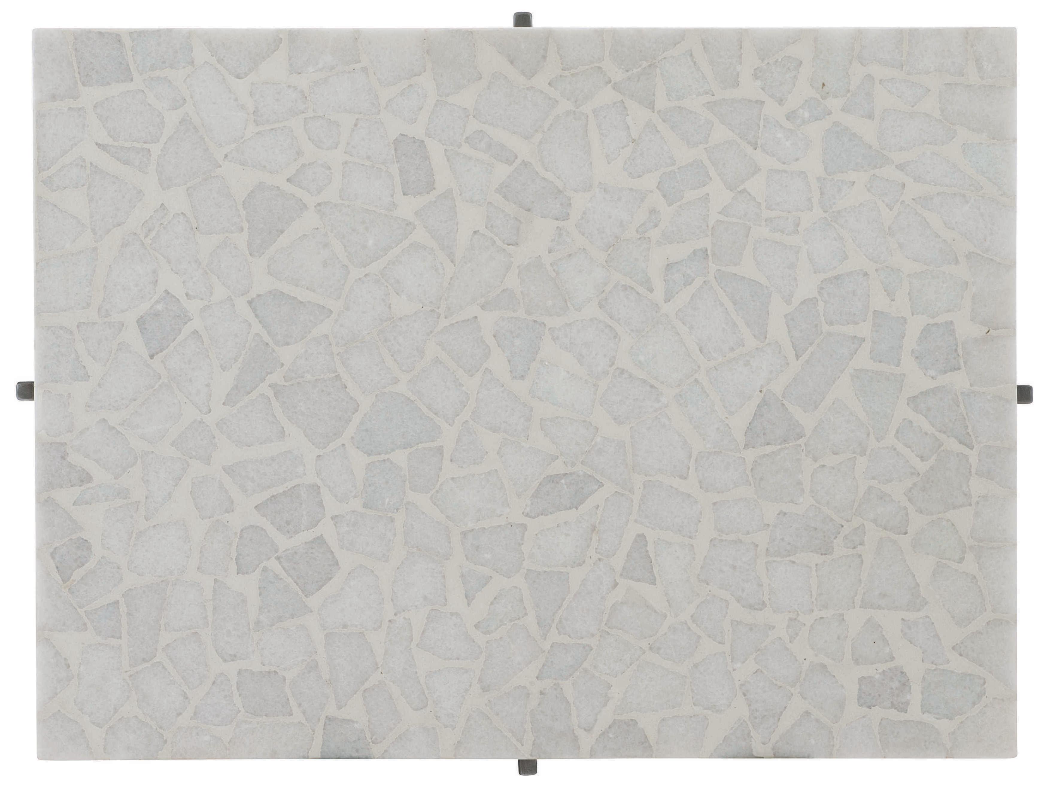 Bernhardt Exteriors Stillwater Flint Gray / Terrazzo Rectangular Outdoor Coffee Table