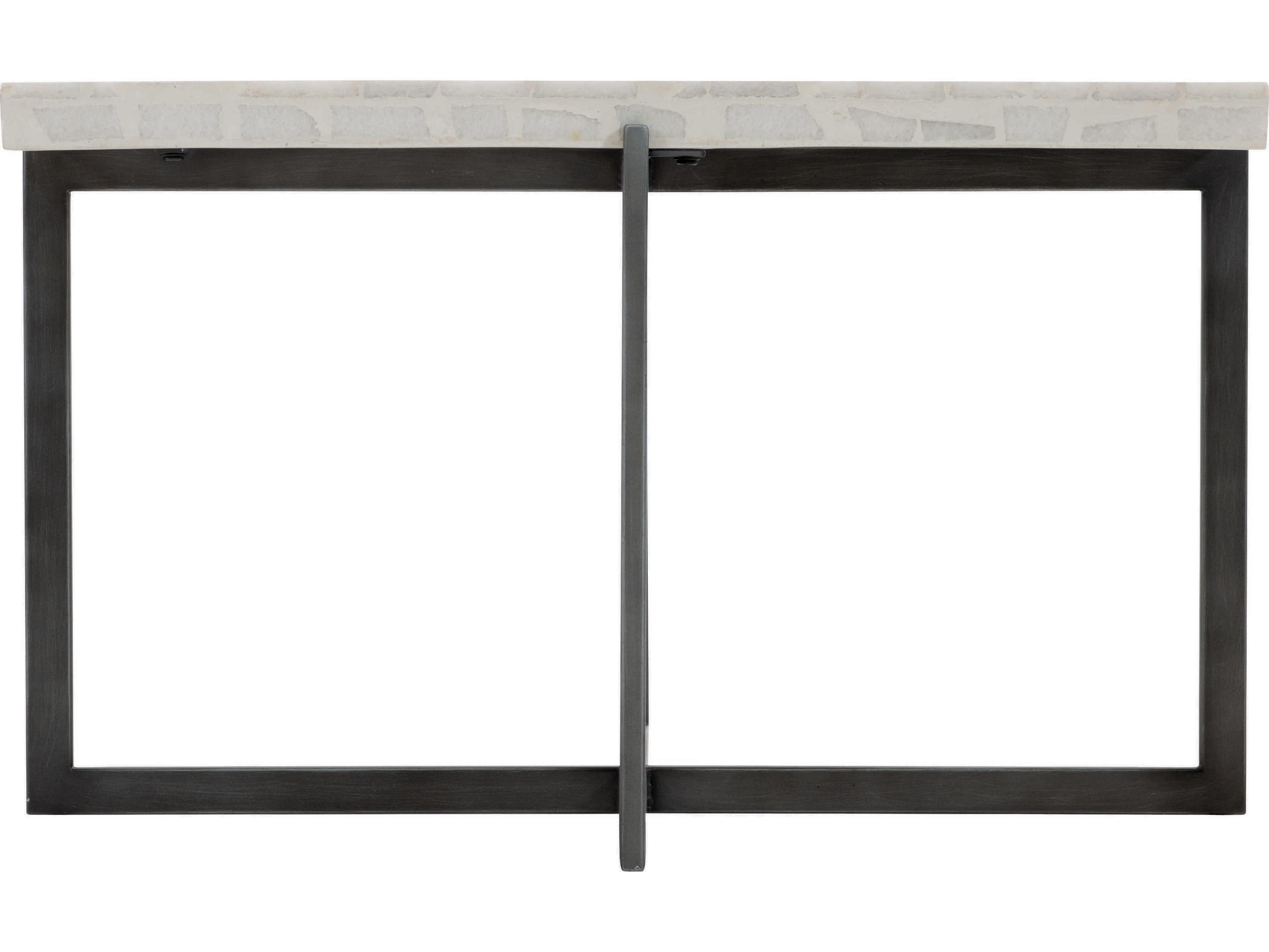 Bernhardt Exteriors Stillwater Flint Gray / Terrazzo Rectangular Outdoor Coffee Table