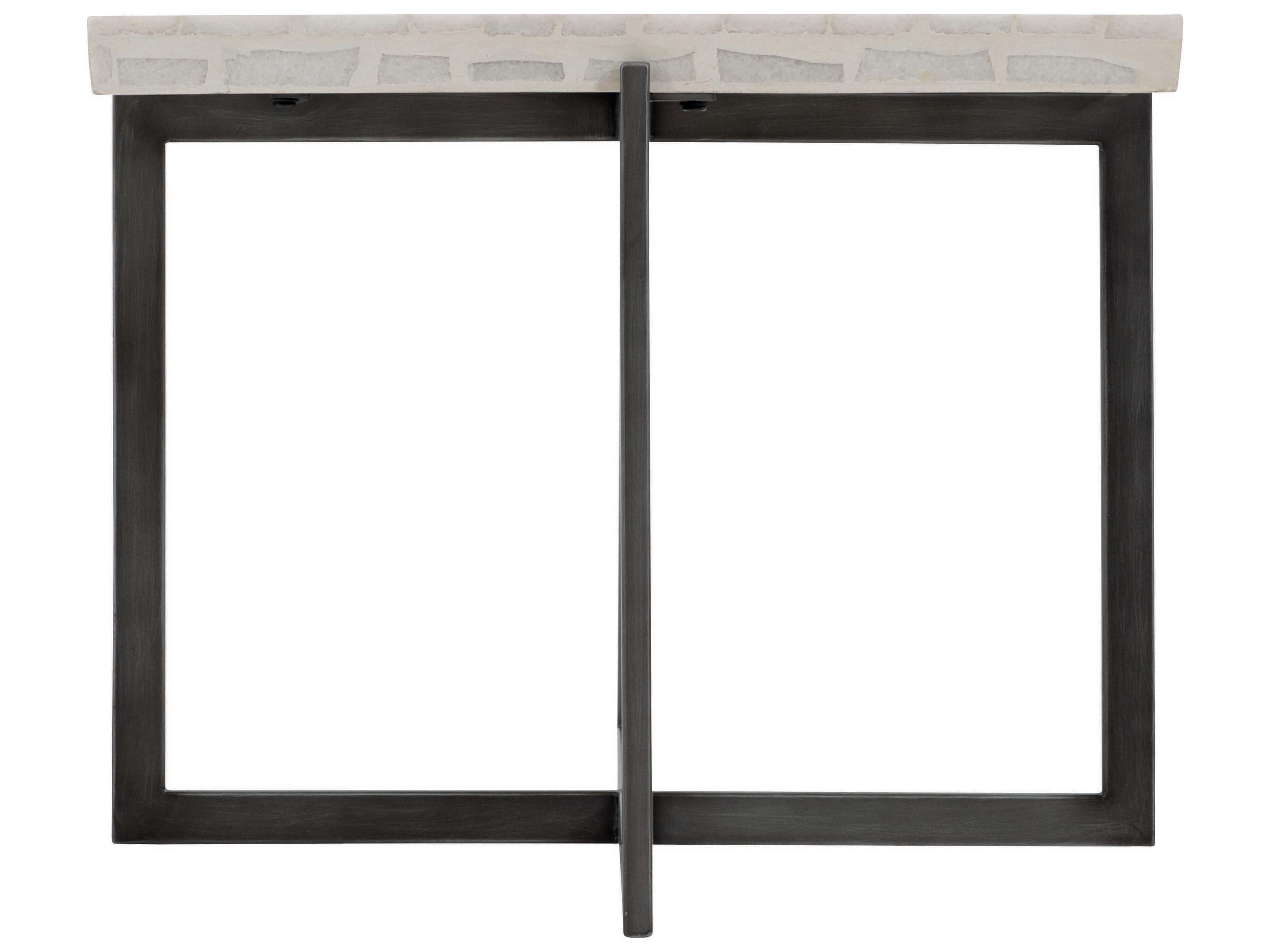 Bernhardt Exteriors Stillwater Flint Gray / Terrazzo Rectangular Outdoor Coffee Table