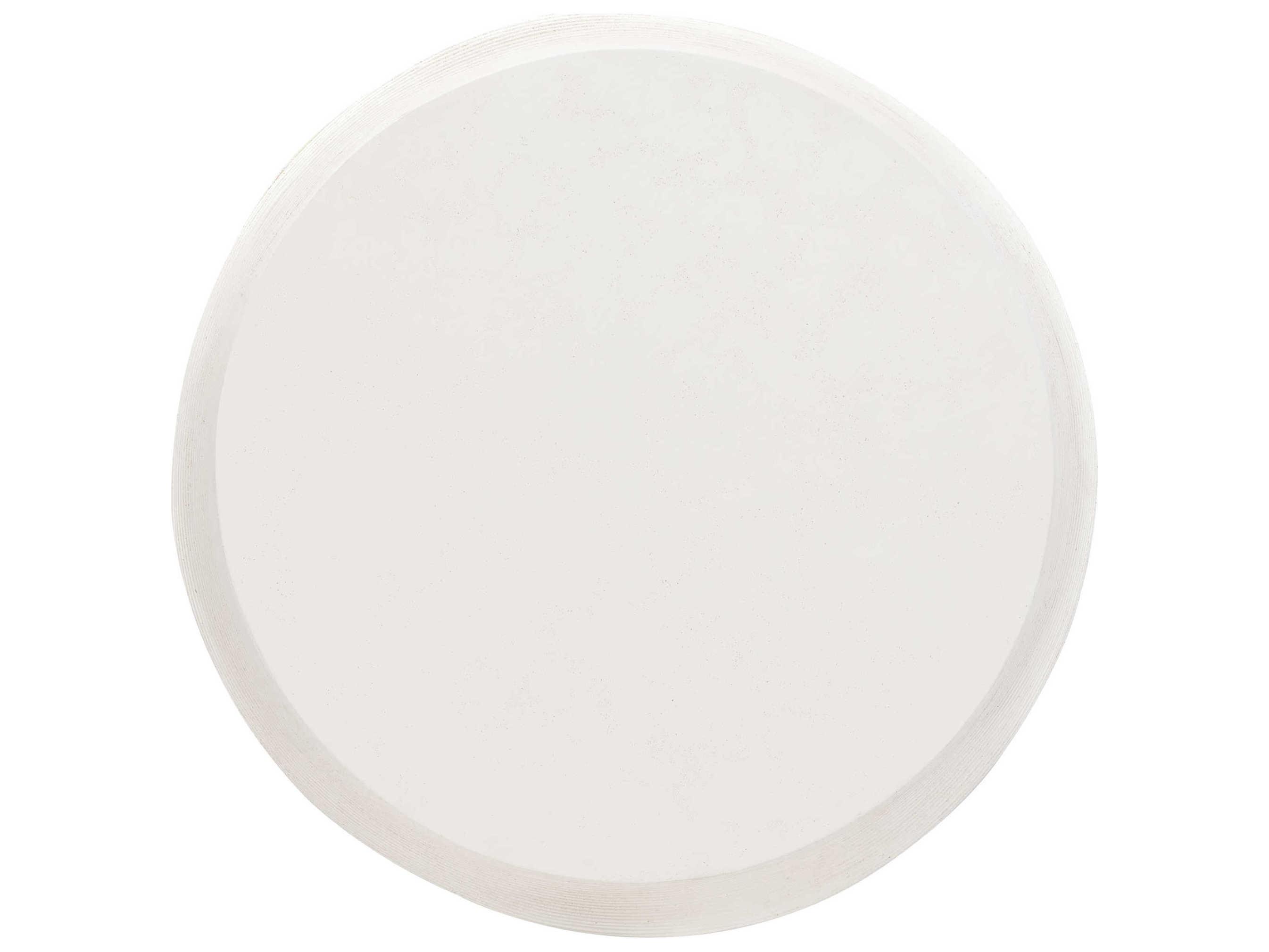 Bernhardt Exteriors Kai White Round Patio Coffee Table