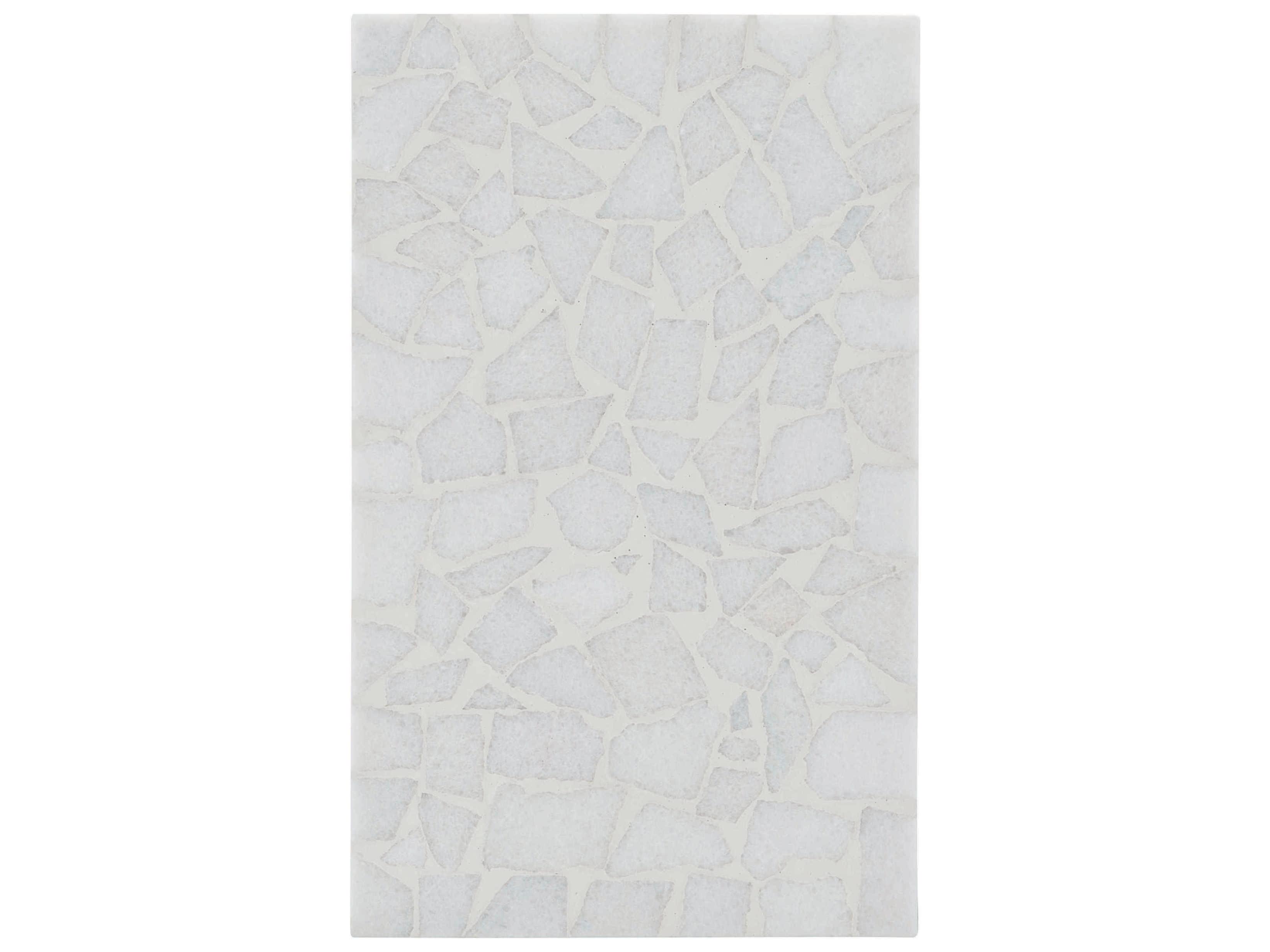 Bernhardt Exteriors Sausalito Flint Gray / Terrazzo Rectangular Outdoor Patio End Table