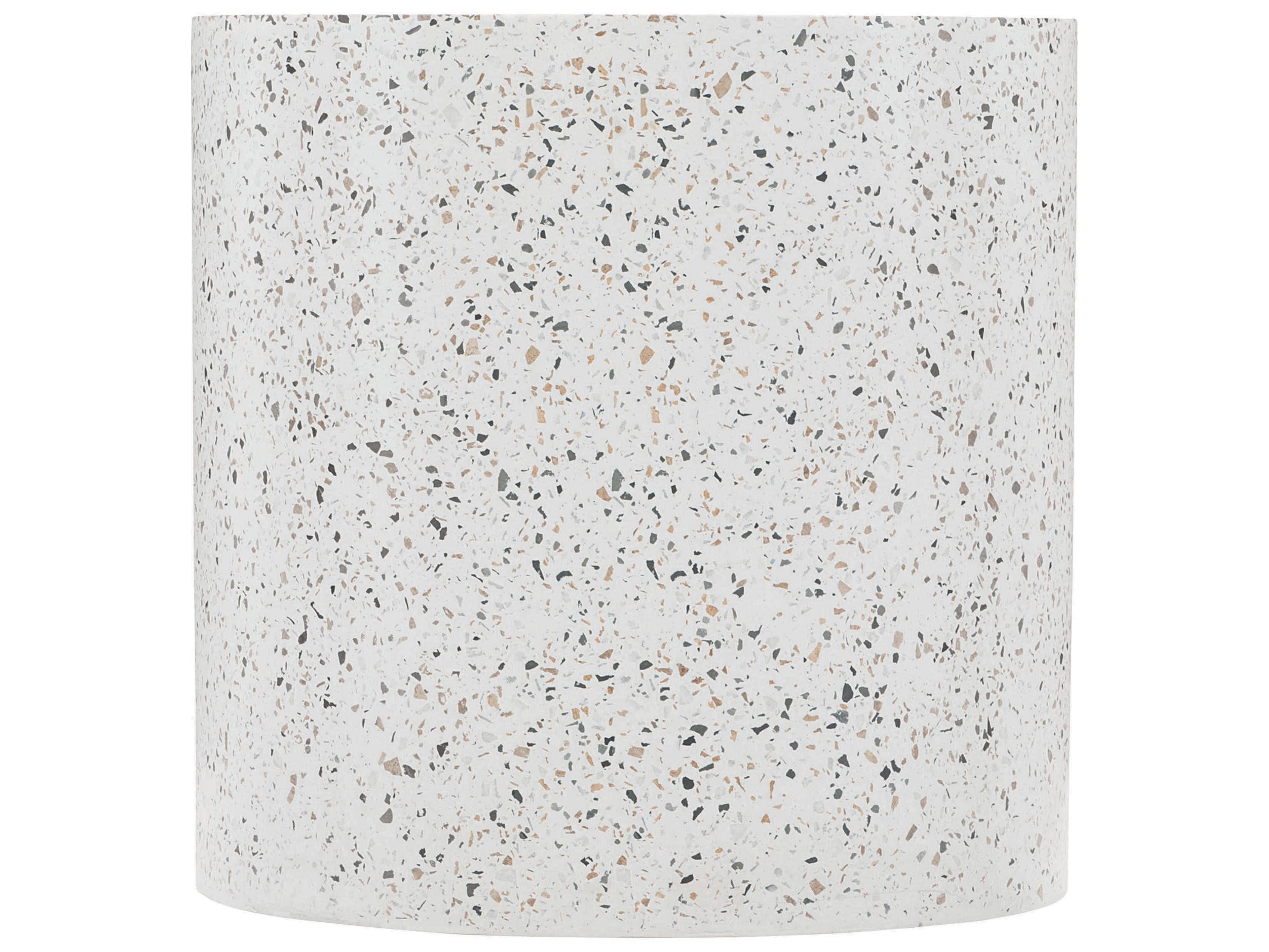 Bernhardt Exteriors Encinitas Terrazzo Round Outdoor Patio End Table