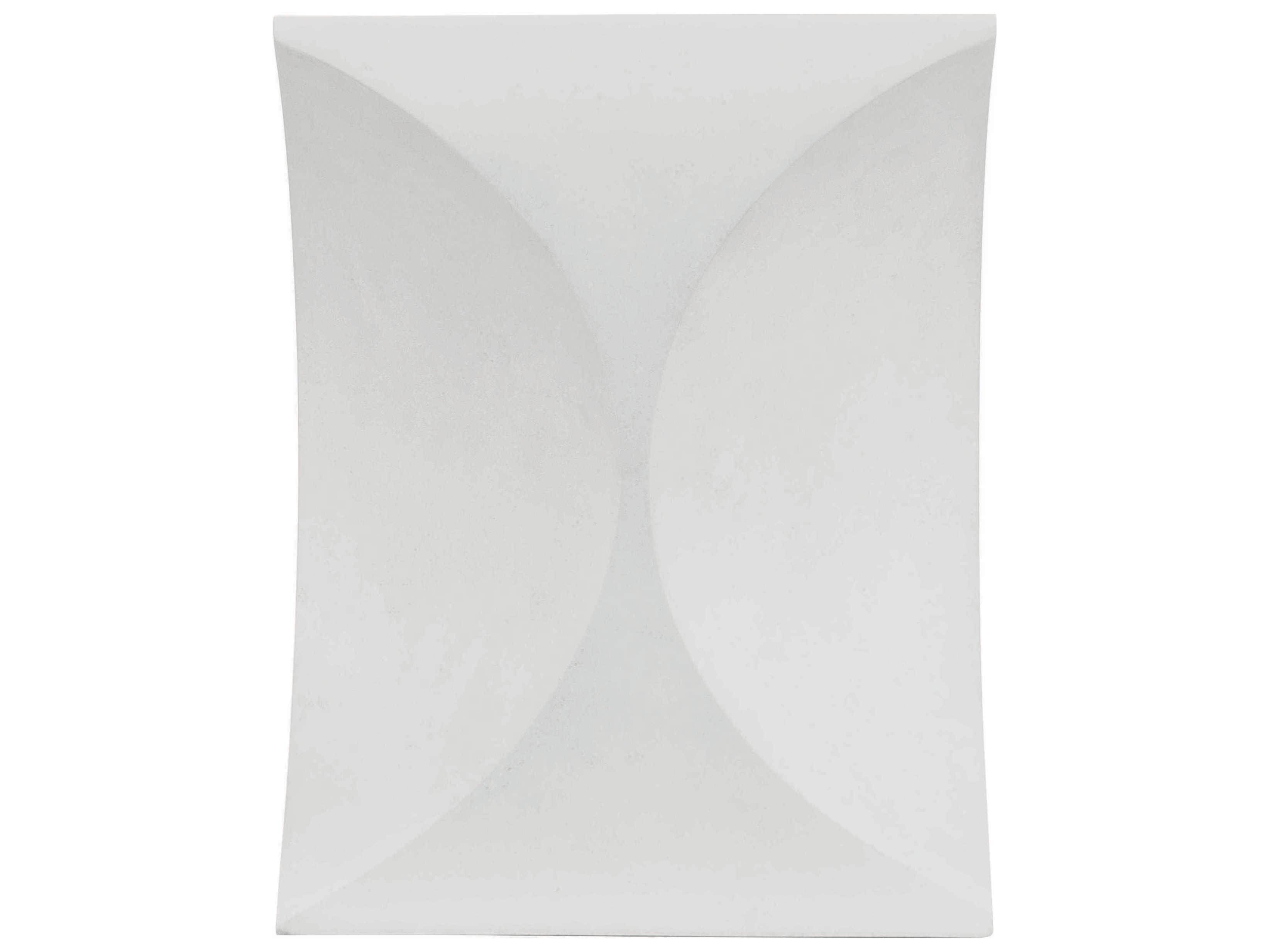 Bernhardt Exteriors Millim White Square Patio End Table