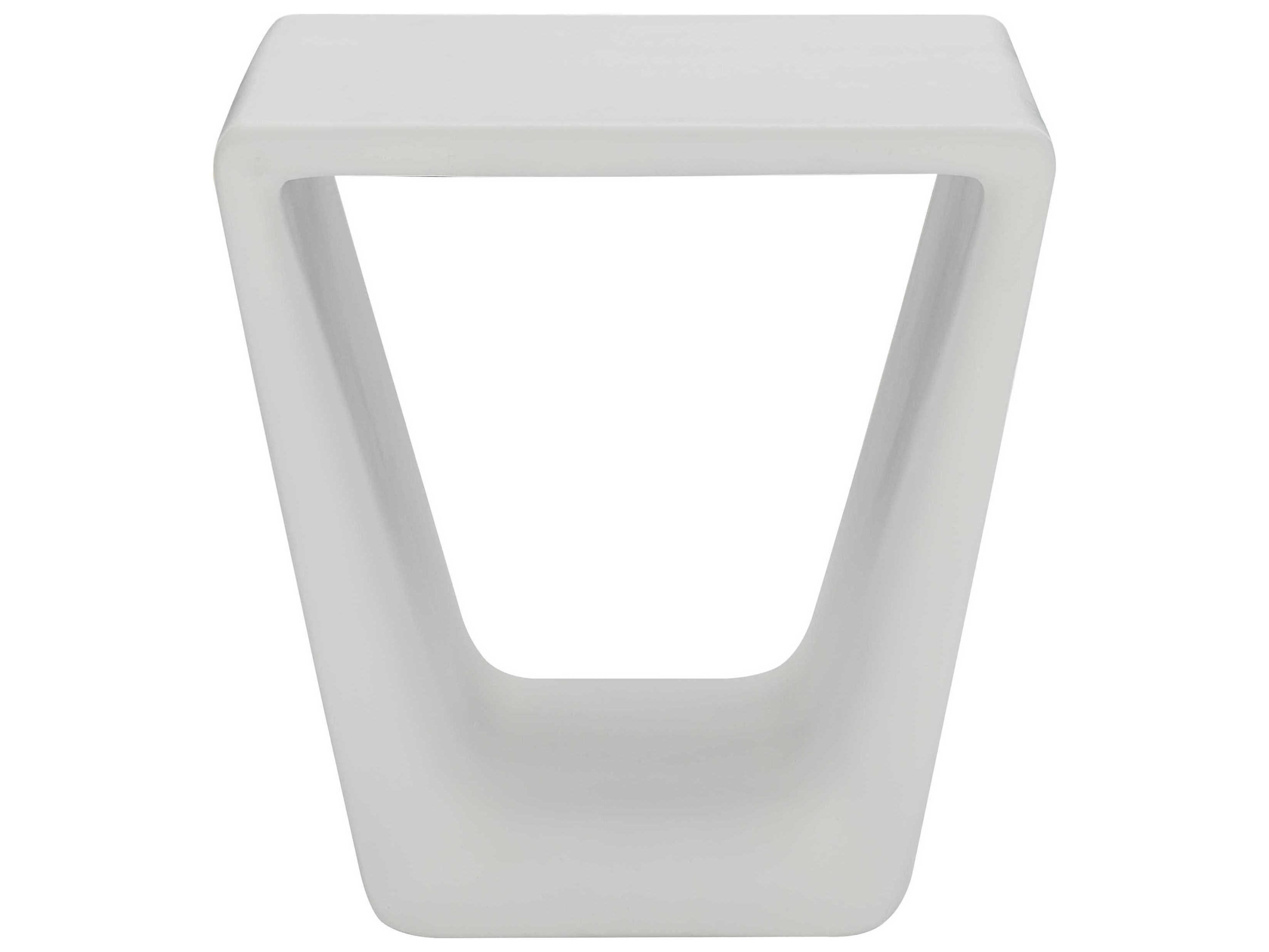 Bernhardt Exteriors Hyannis London Fog Square Patio End Table