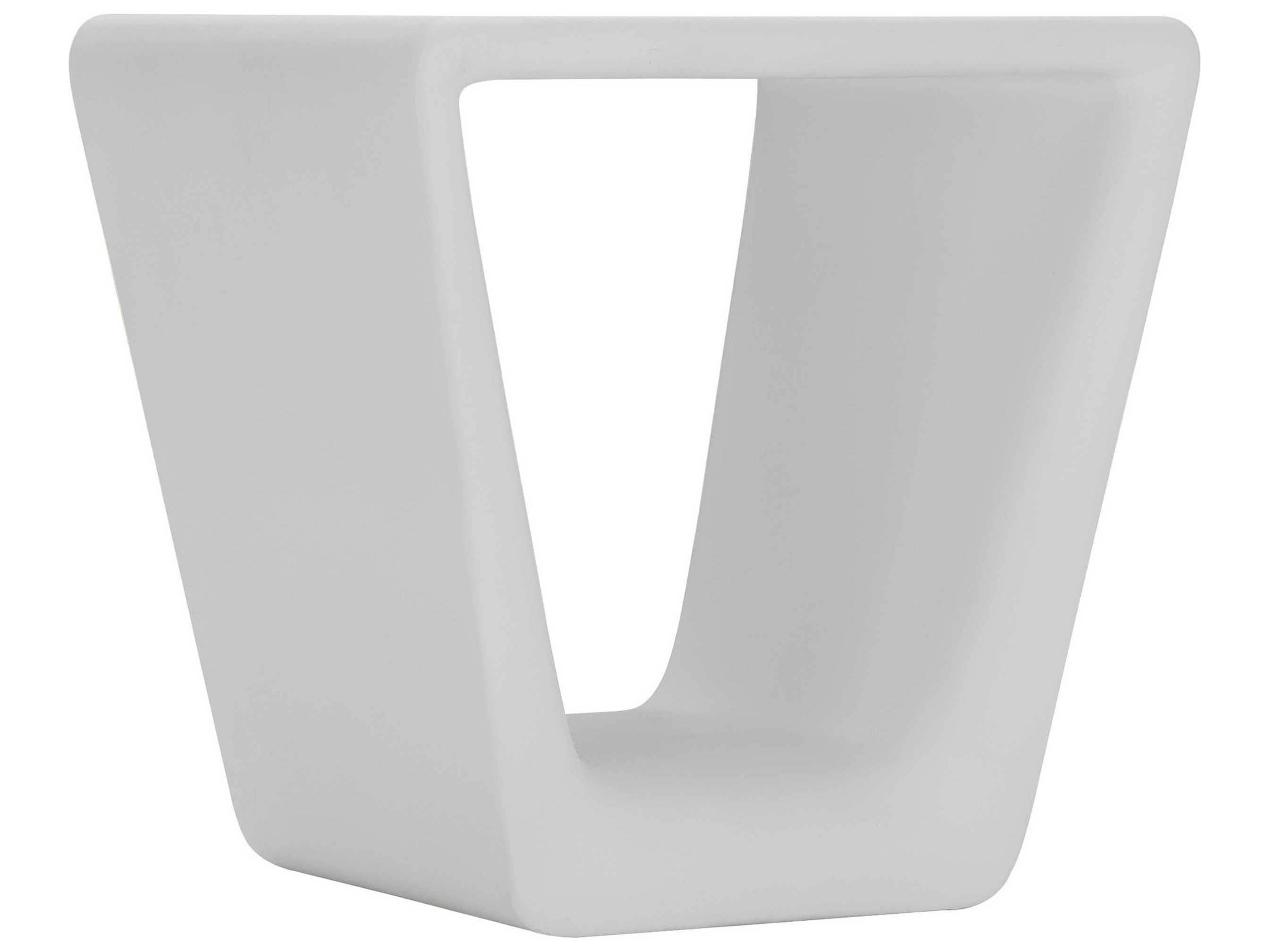 Bernhardt Exteriors Hyannis London Fog Square Patio End Table