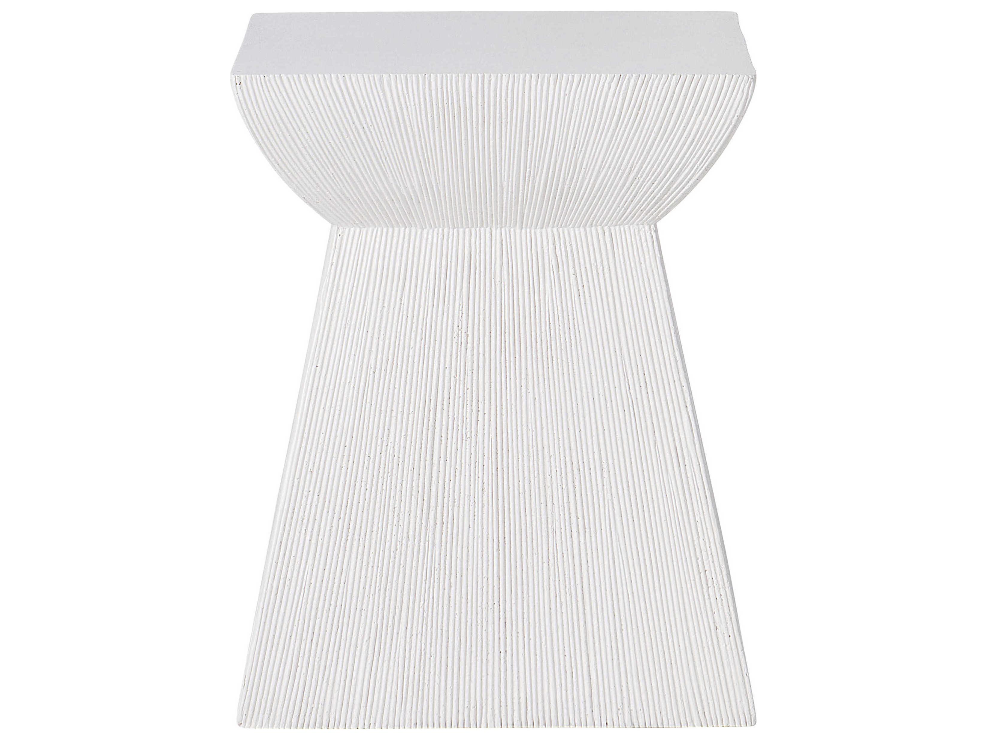 Bernhardt Exteriors Casitas White Square Patio End Table