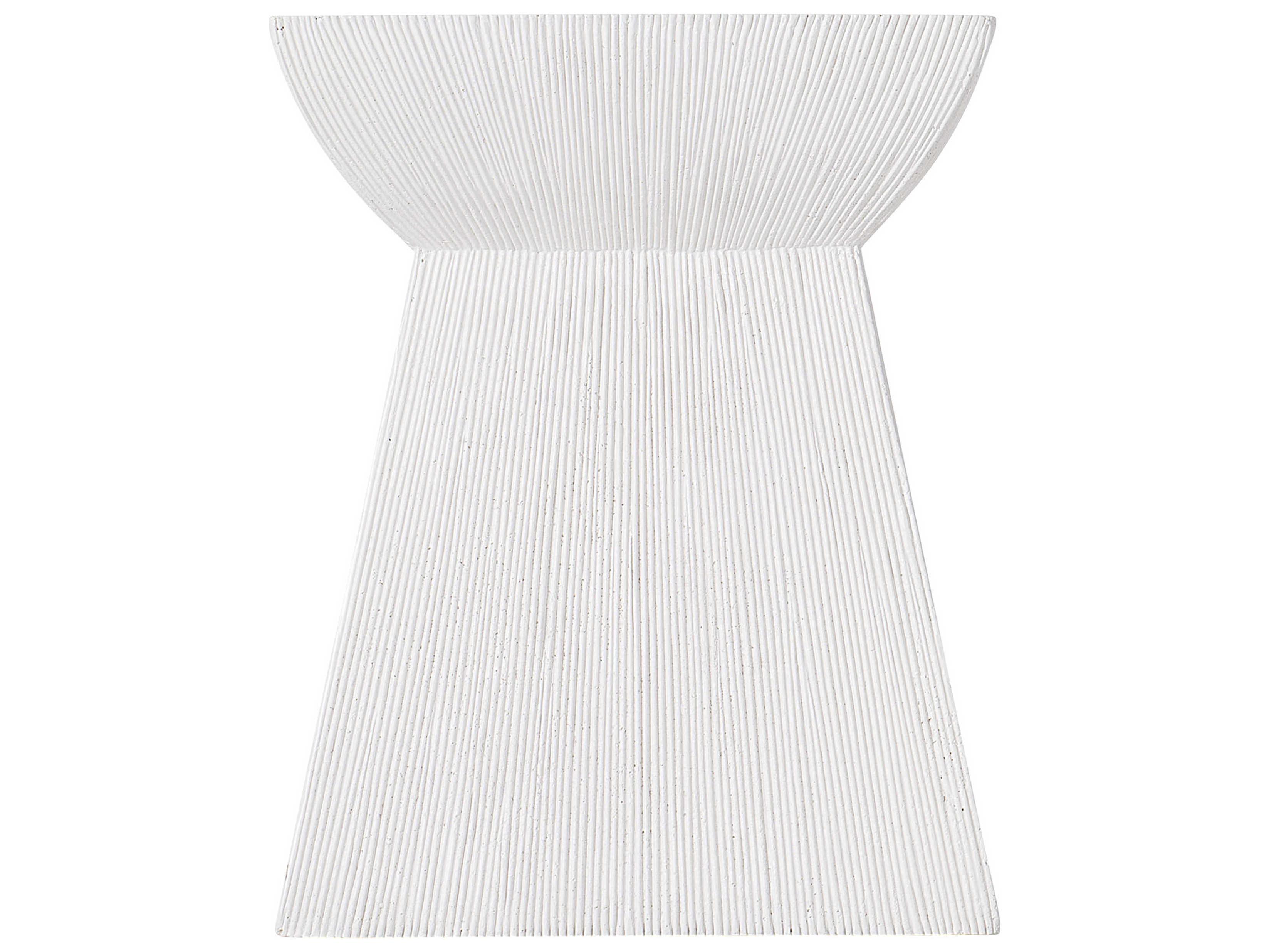 Bernhardt Exteriors Casitas White Square Patio End Table
