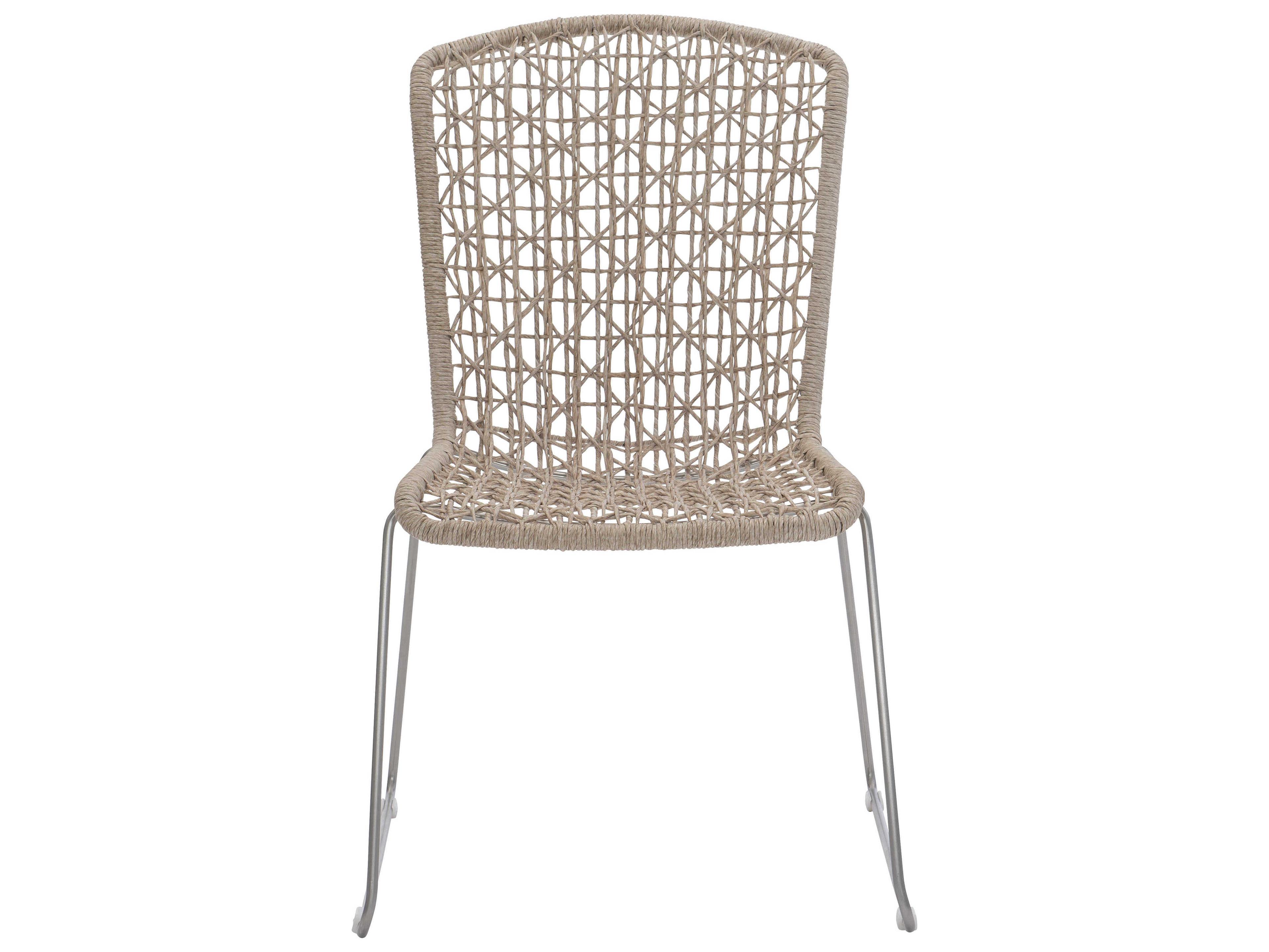Bernhardt Exteriors Carmel Hazelnut Side Outdoor Dining Chair