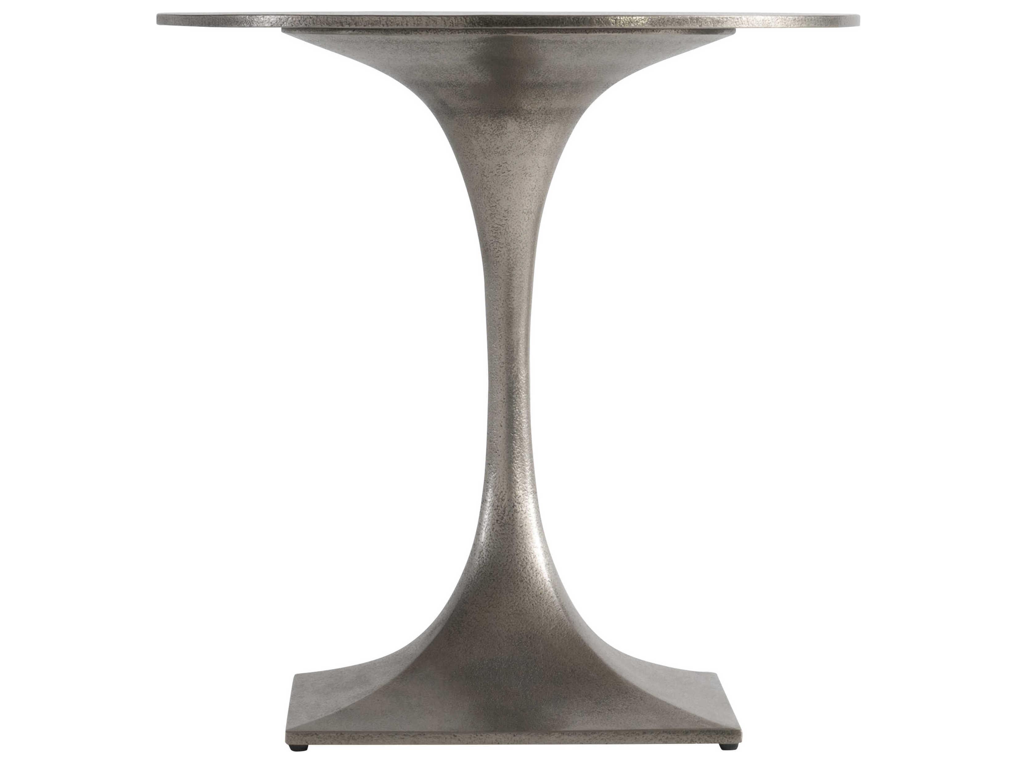 Bernhardt Exteriors Liguria Graphite Round Patio End Table