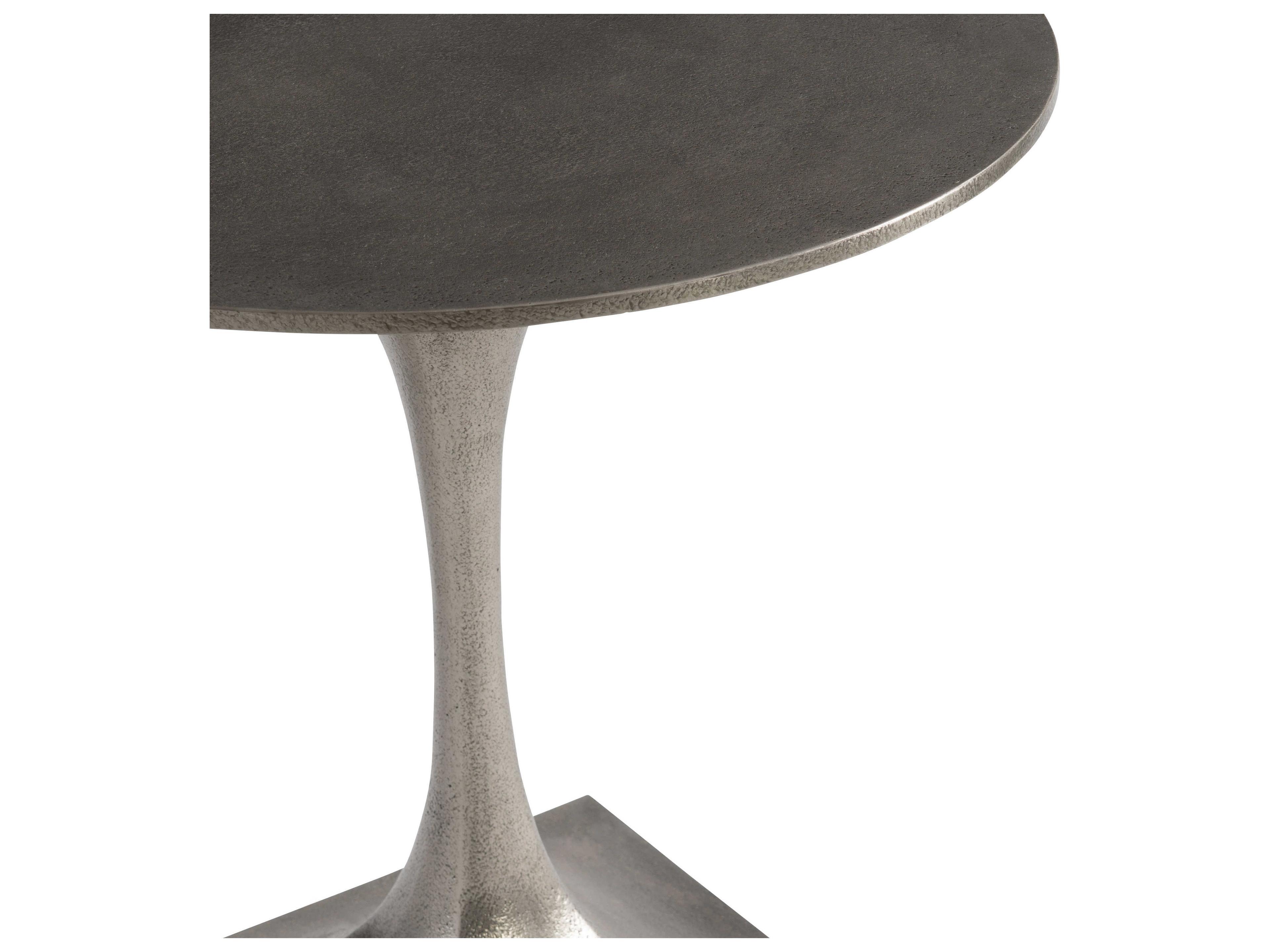 Bernhardt Exteriors Liguria Graphite Round Patio End Table
